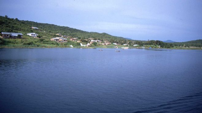 Navegando en el lago Tanganika