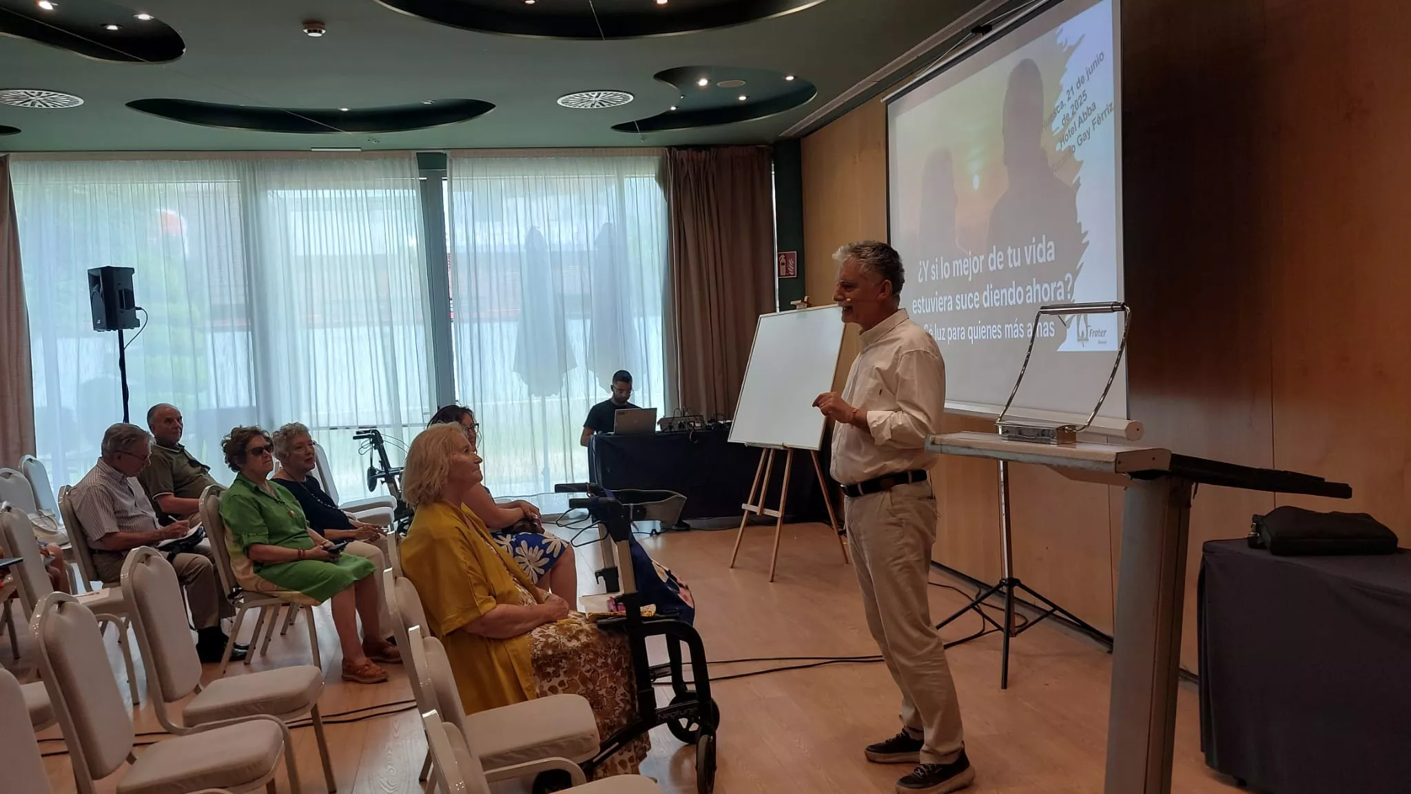 Taller de Ricardo Gay para Frater en Huesca