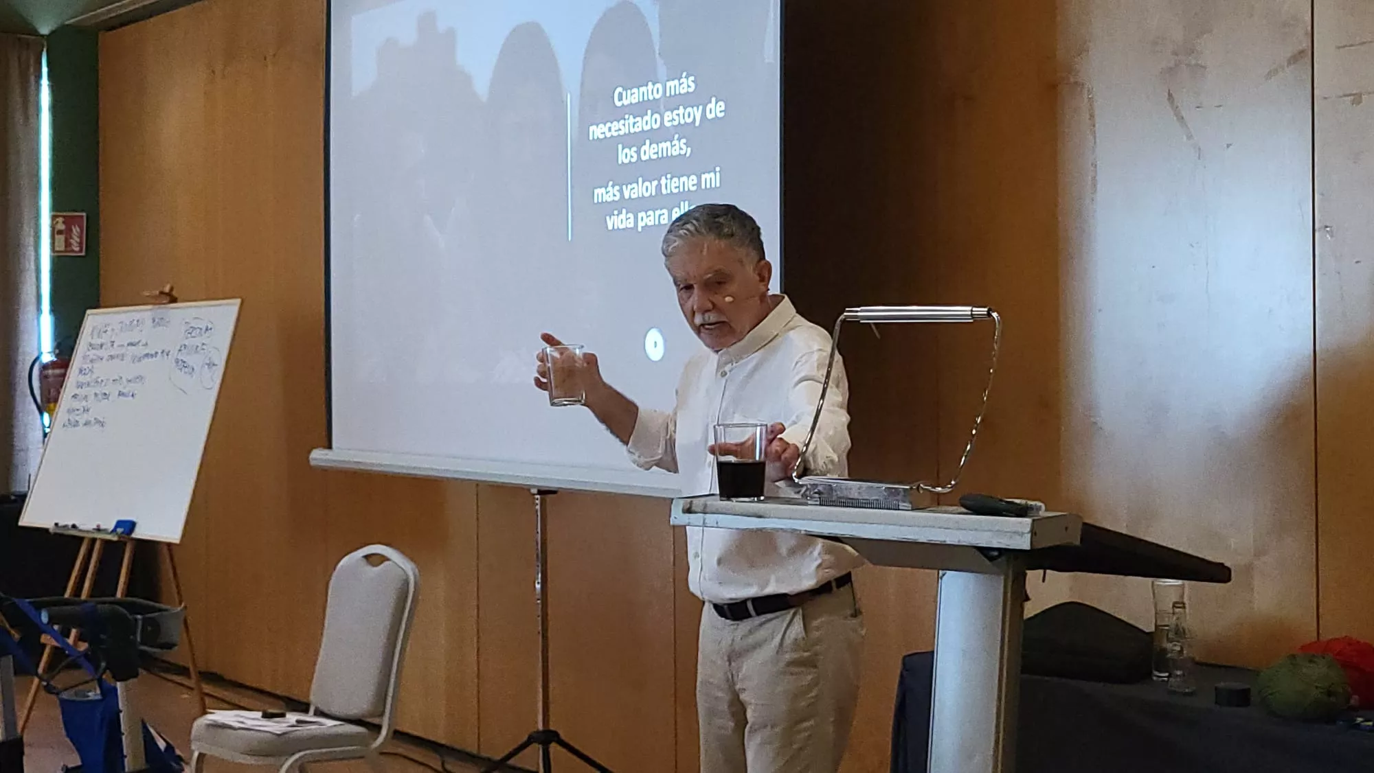 Taller de Ricardo Gay para Frater en Huesca