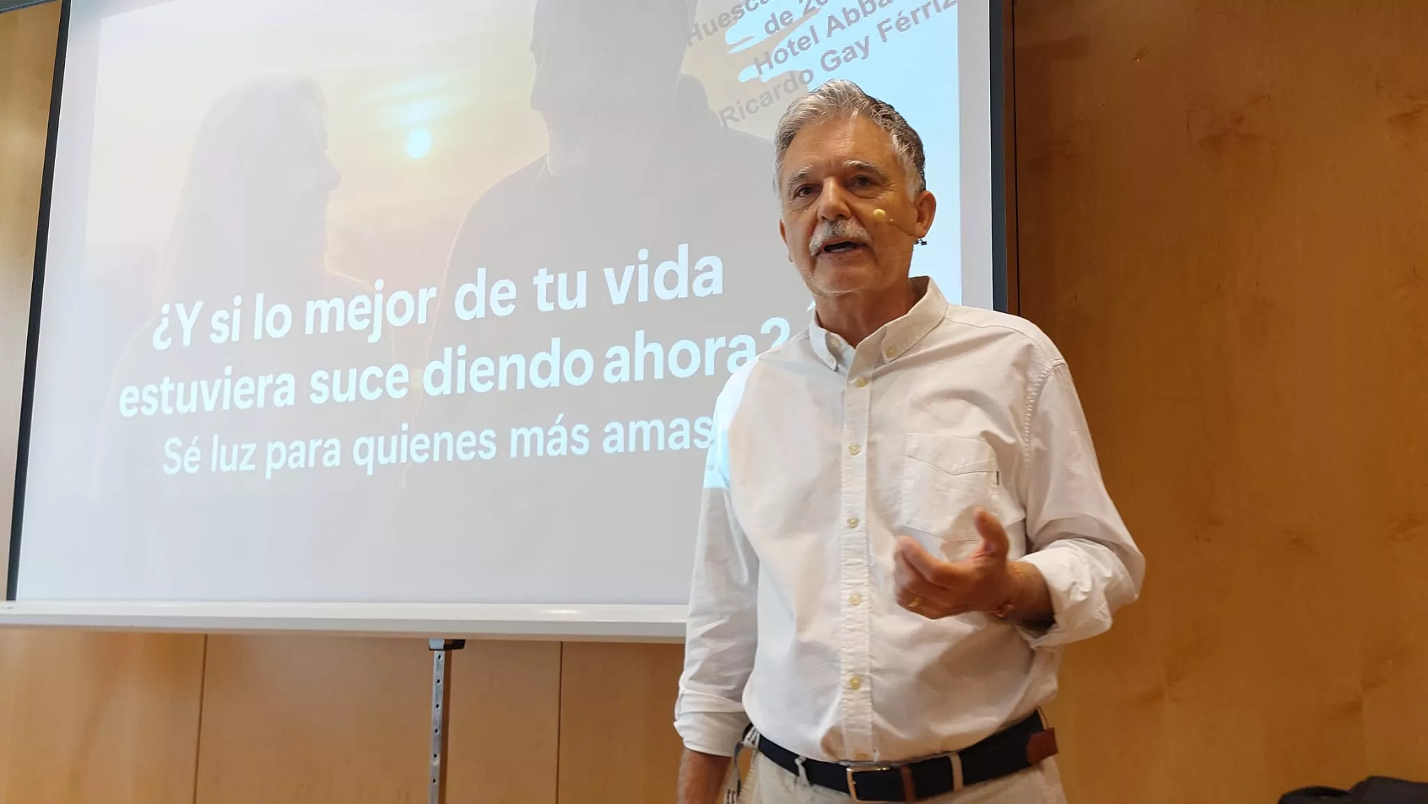 Taller de Ricardo Gay para Frater en Huesca