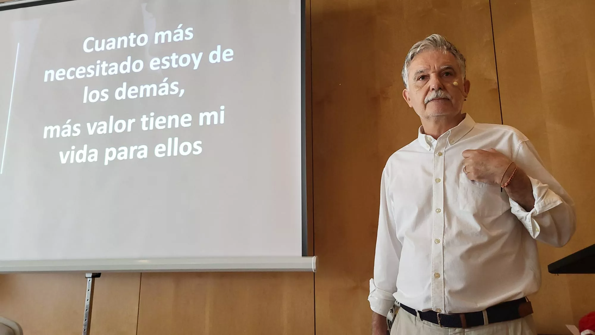 Taller de Ricardo Gay para Frater en Huesca