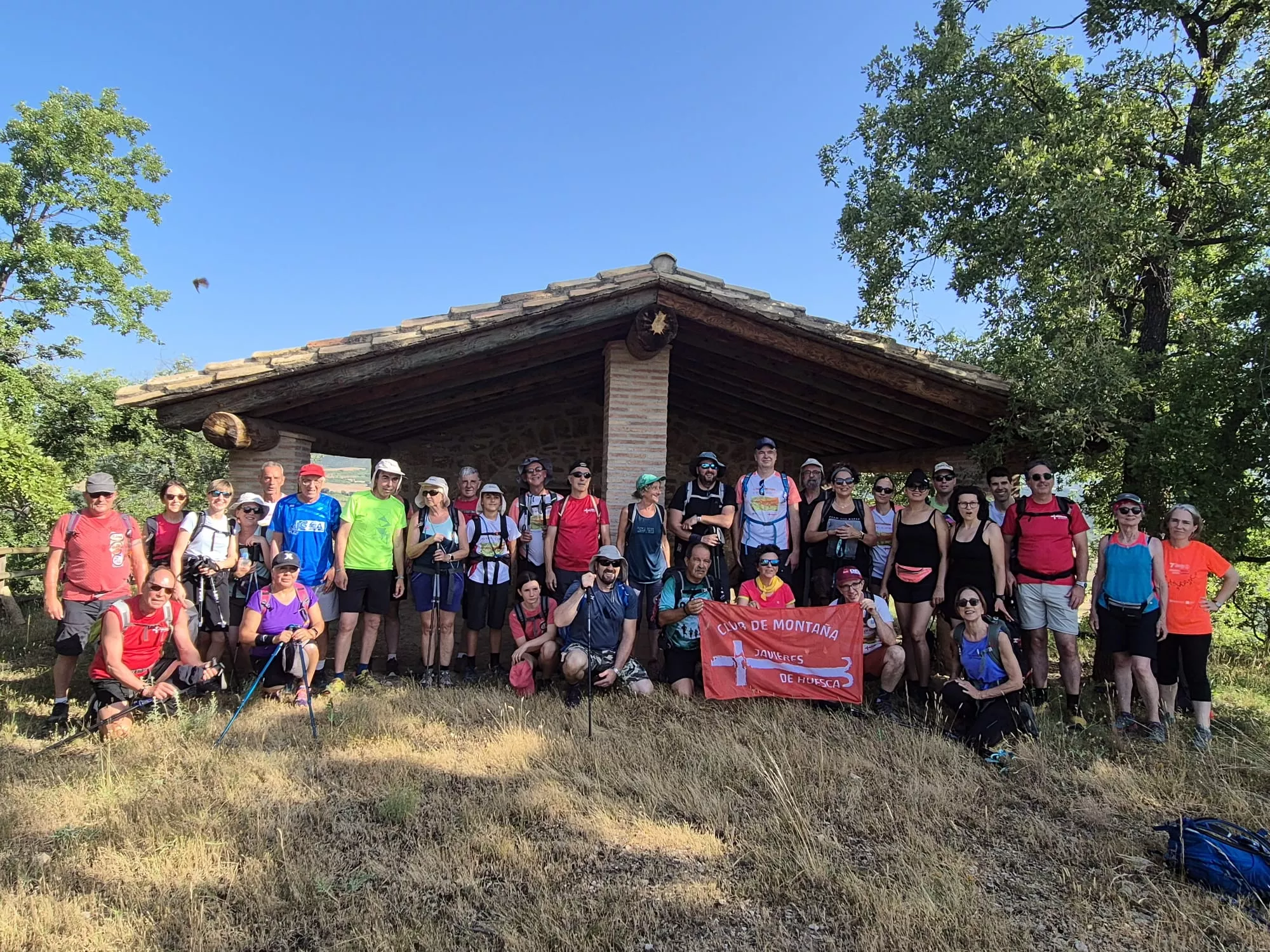 Los Javieres, amigos hoy de las sombras en la circular Panzano-Panzano