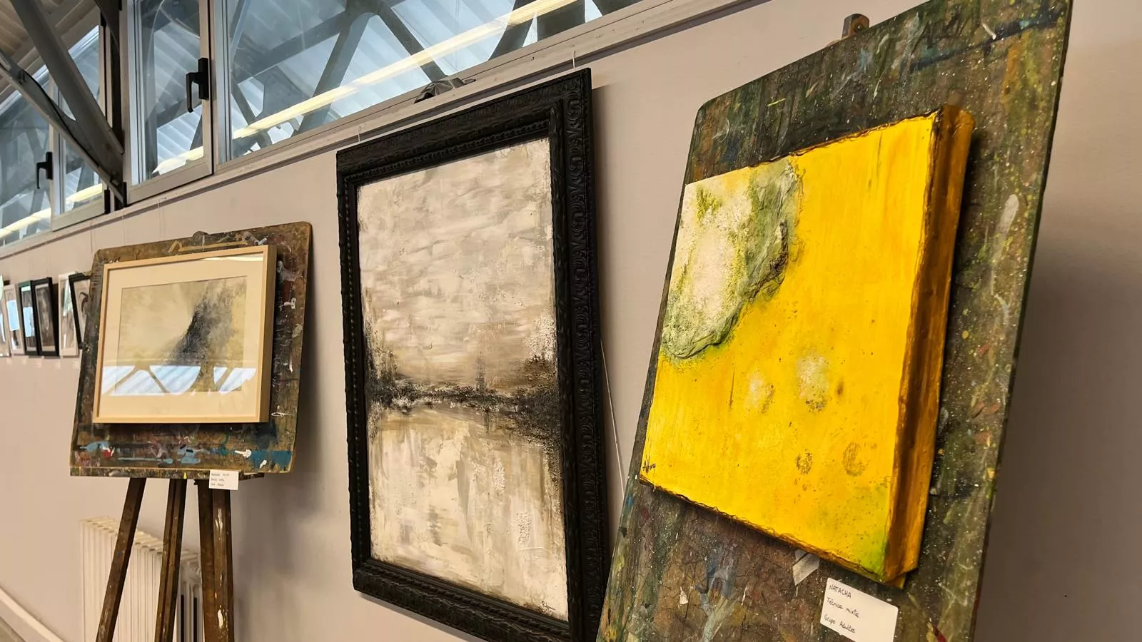 Inauguración de la exposición de la Escuela Sanagustín en el Centro Cultural Manuel Benito Moliner. Foto Mercedes Manterola