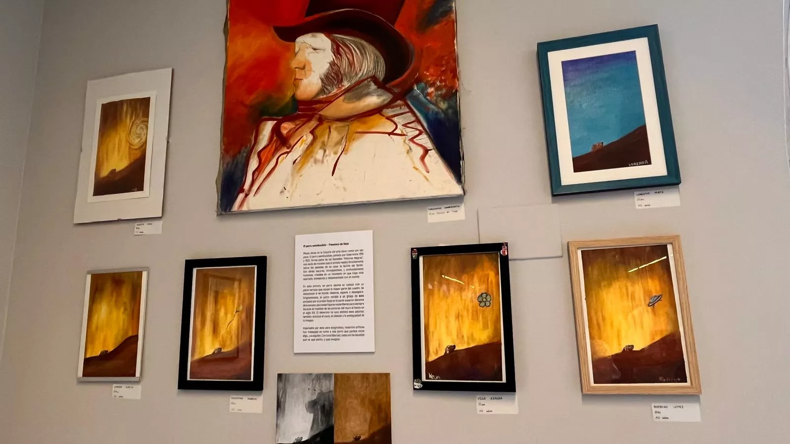 Inauguración de la exposición de la Escuela Sanagustín en el Centro Cultural Manuel Benito Moliner. Foto Mercedes Manterola