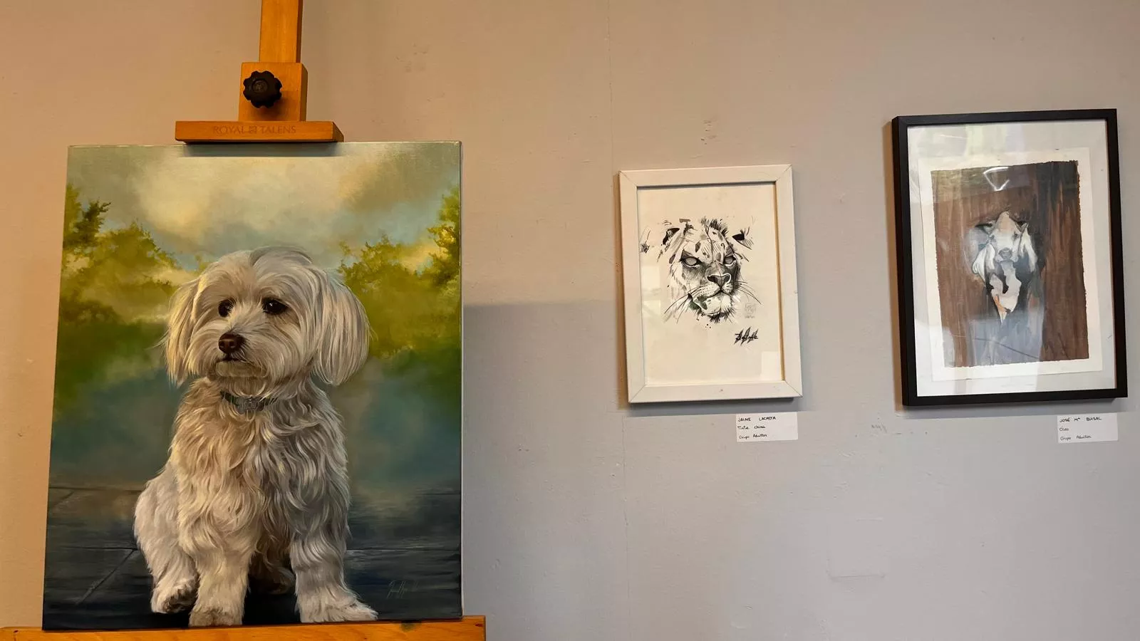 Inauguración de la exposición de la Escuela Sanagustín en el Centro Cultural Manuel Benito Moliner. Foto Mercedes Manterola