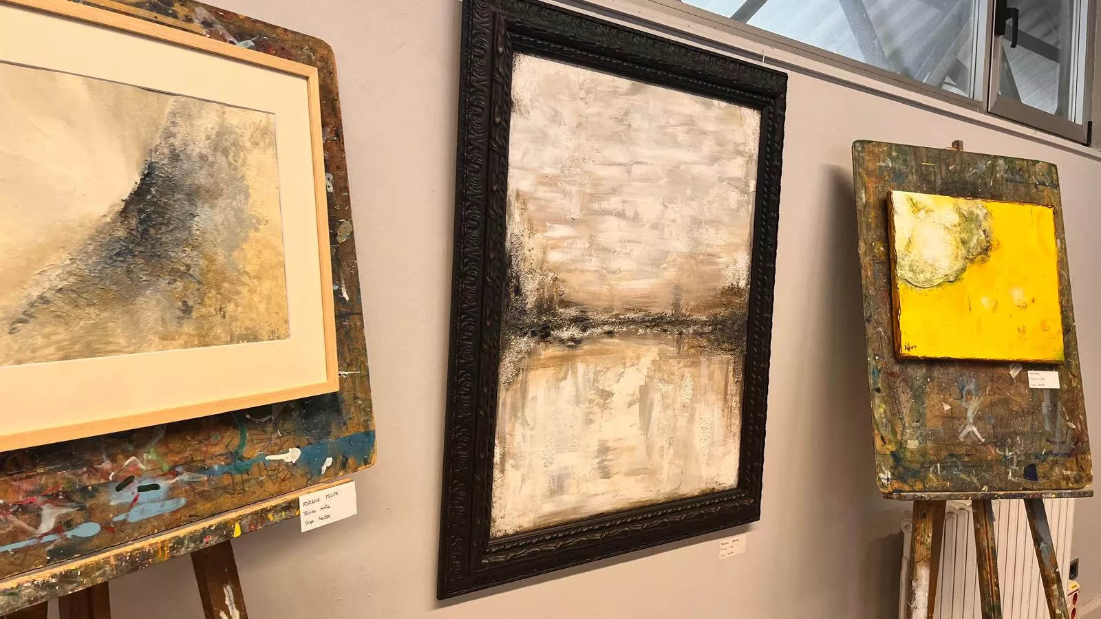 Inauguración de la exposición de la Escuela Sanagustín en el Centro Cultural Manuel Benito Moliner. Foto Mercedes Manterola