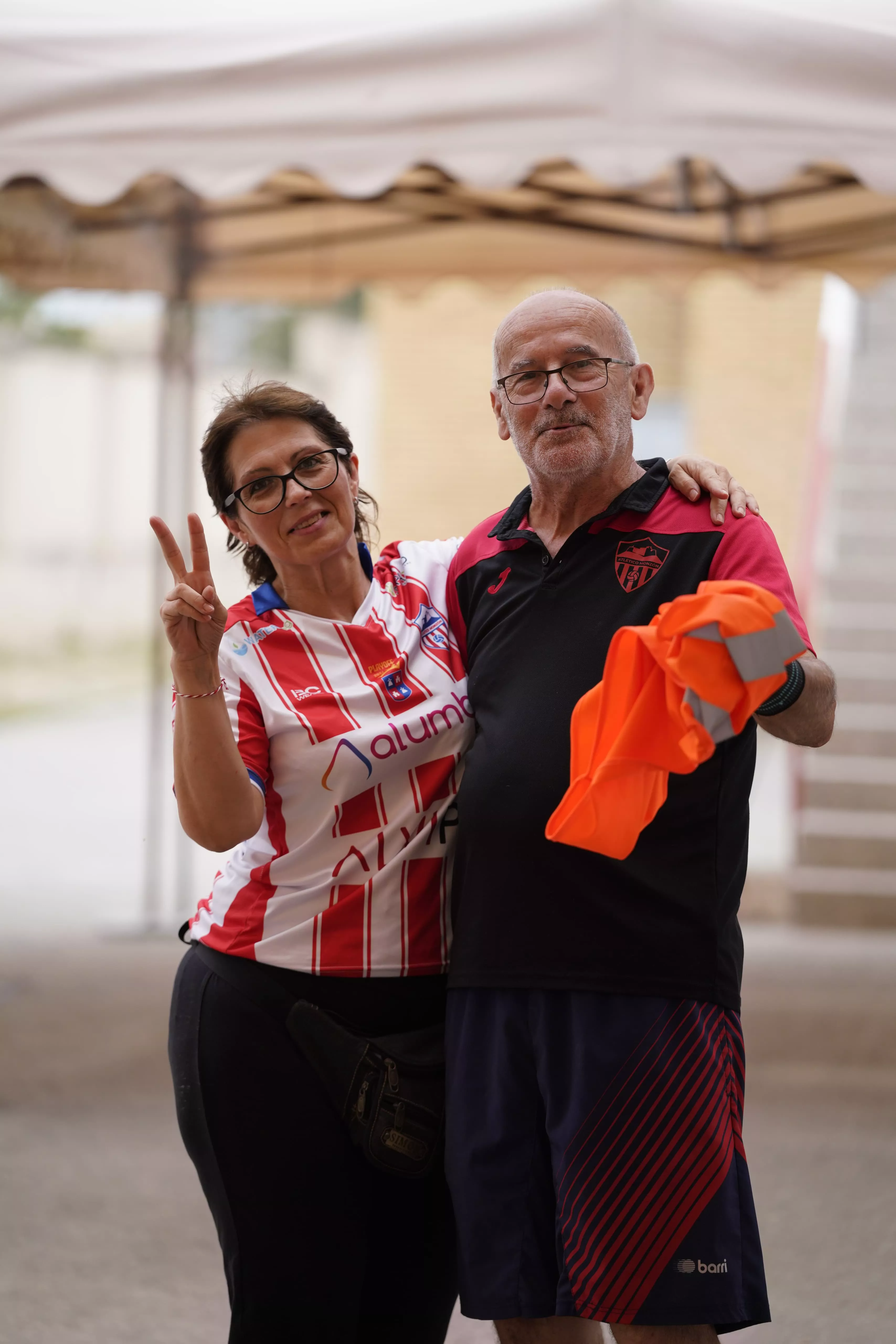Ambiente previo al partido en Monzón. Foto: Dani Vidal @fotomaniafut
