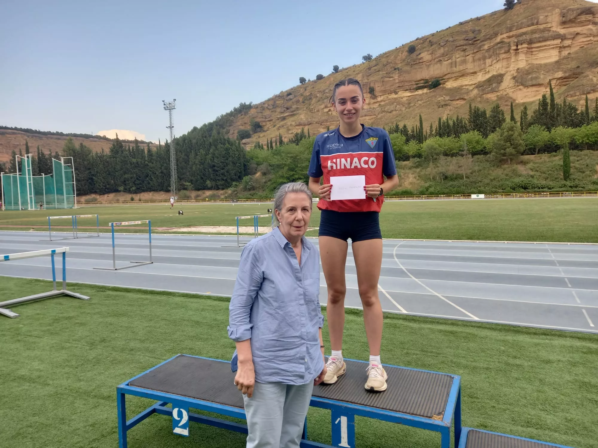 María Aso, ganadora del 800