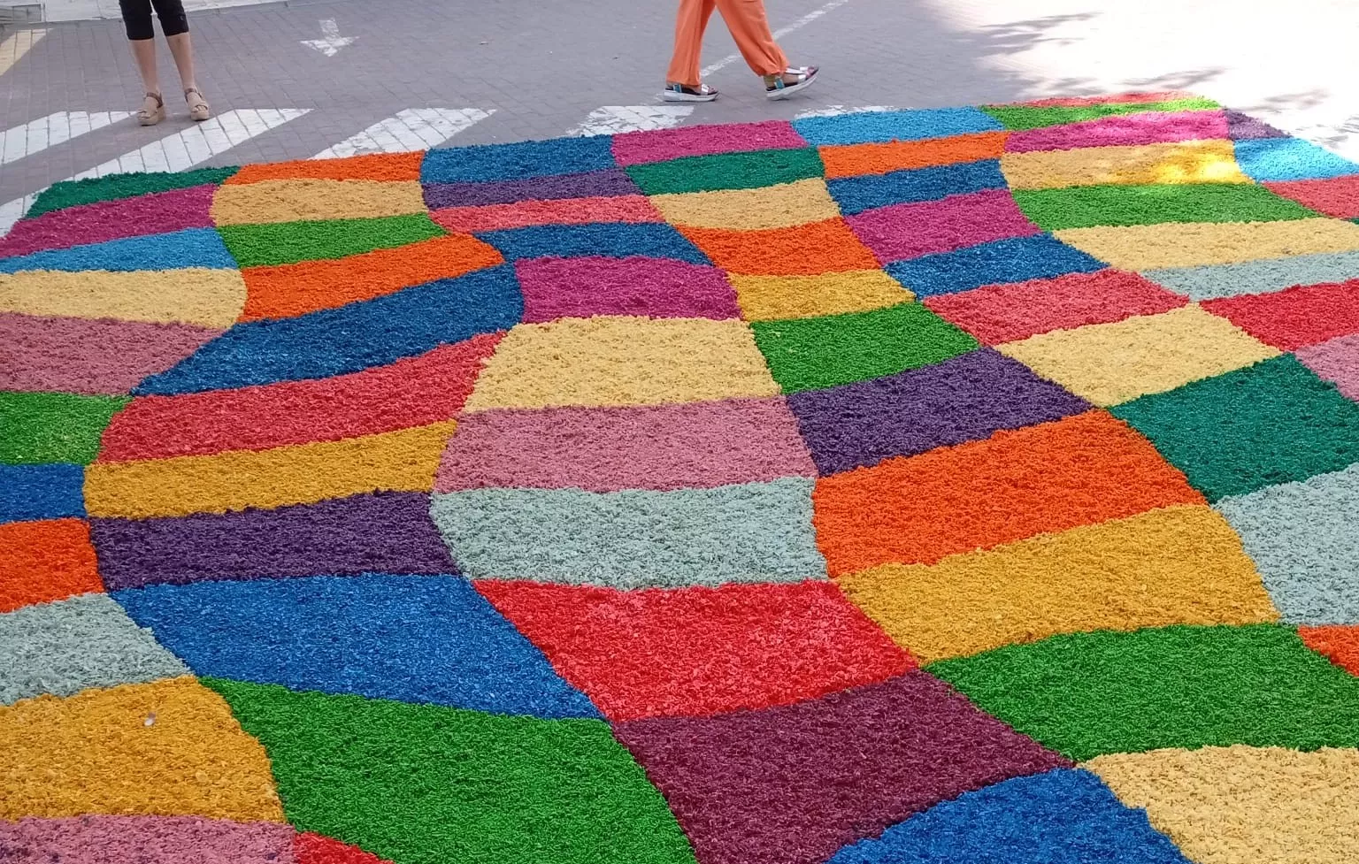 Alfombras del Corpus de Tamarite de Litera 2025. 