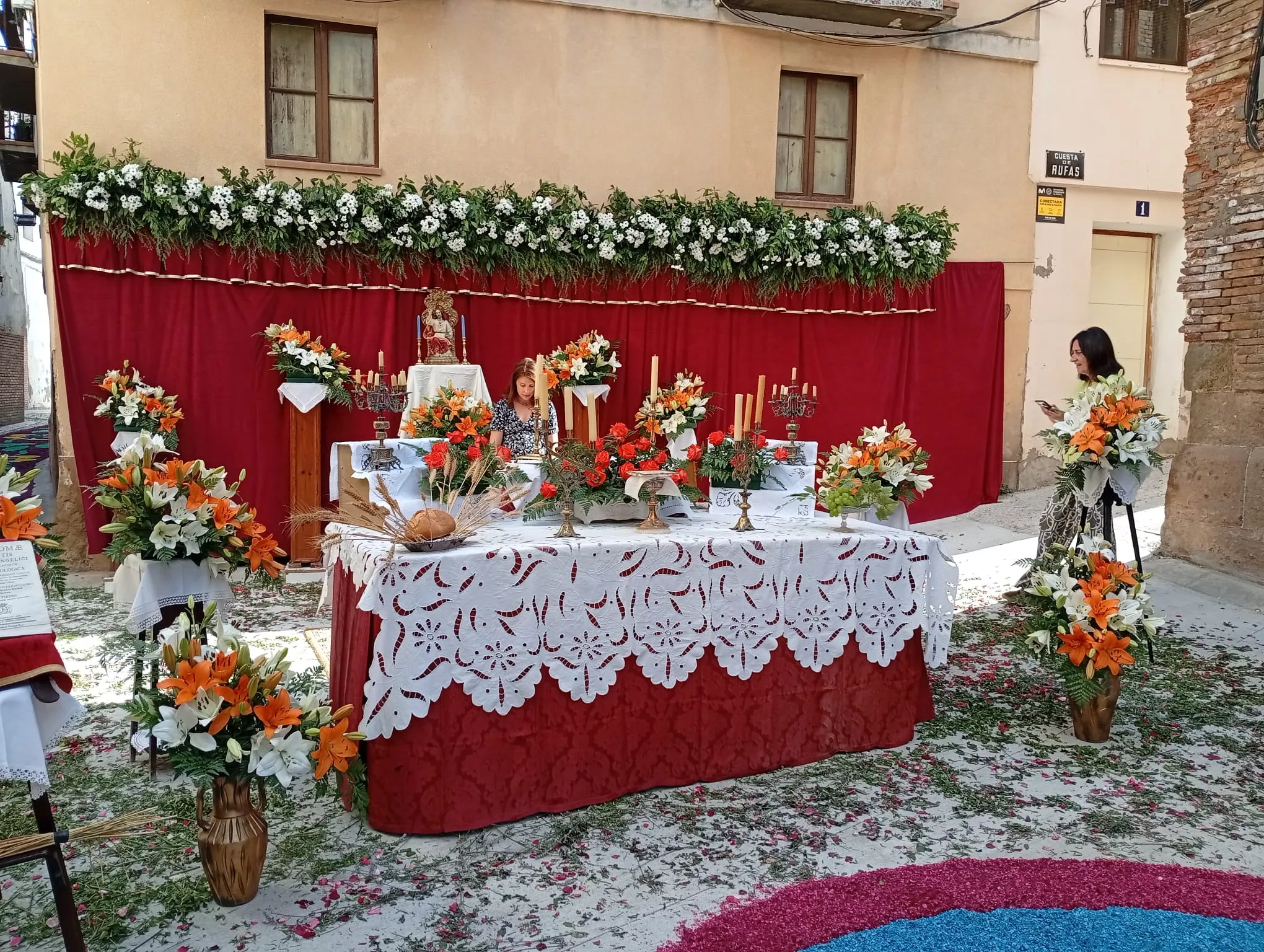 Alfombras del Corpus de Tamarite de Litera. 