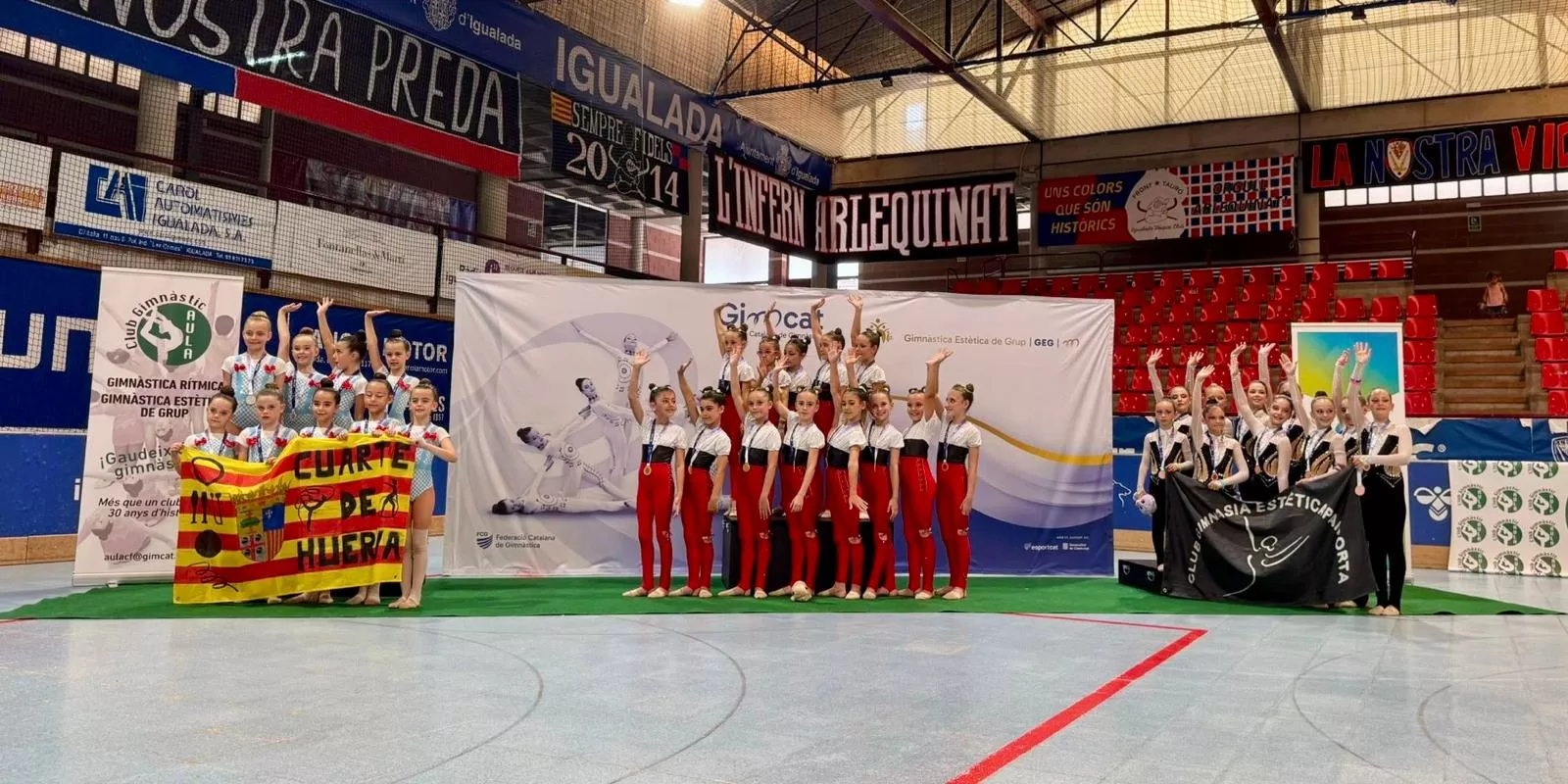 Club 90 en la II Fase de la Liga de Federaciones de Gimnasia Estética de Grupo