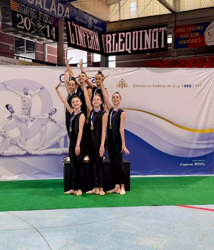 Club 90 en la II Fase de la Liga de Federaciones de Gimnasia Estética de Grupo