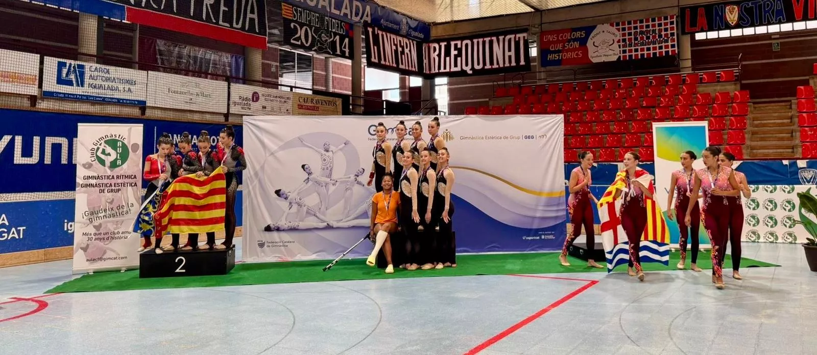 Club 90 en la II Fase de la Liga de Federaciones de Gimnasia Estética de Grupo