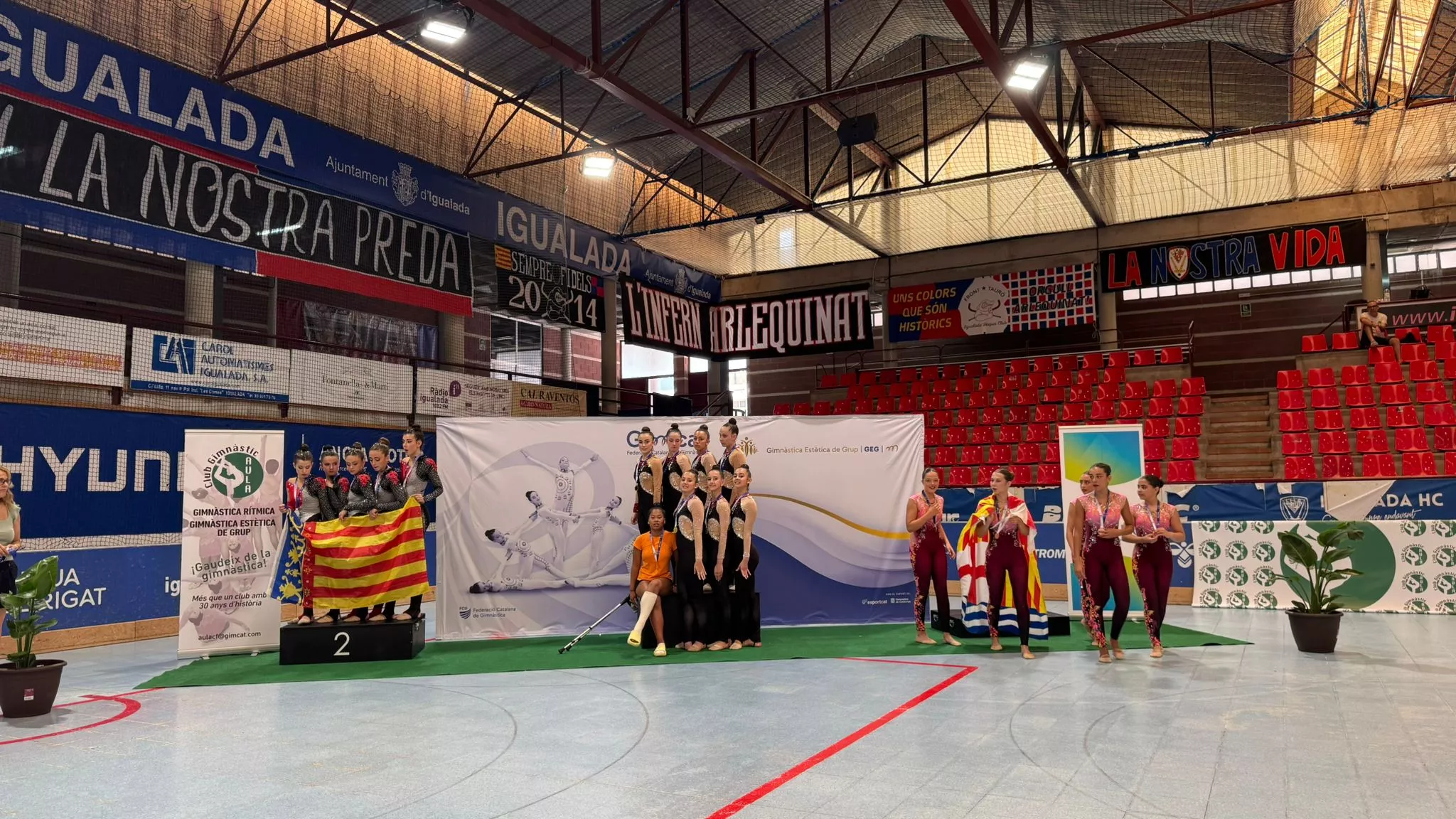 Club 90 en la II Fase de la Liga de Federaciones de Gimnasia Estética de Grupo