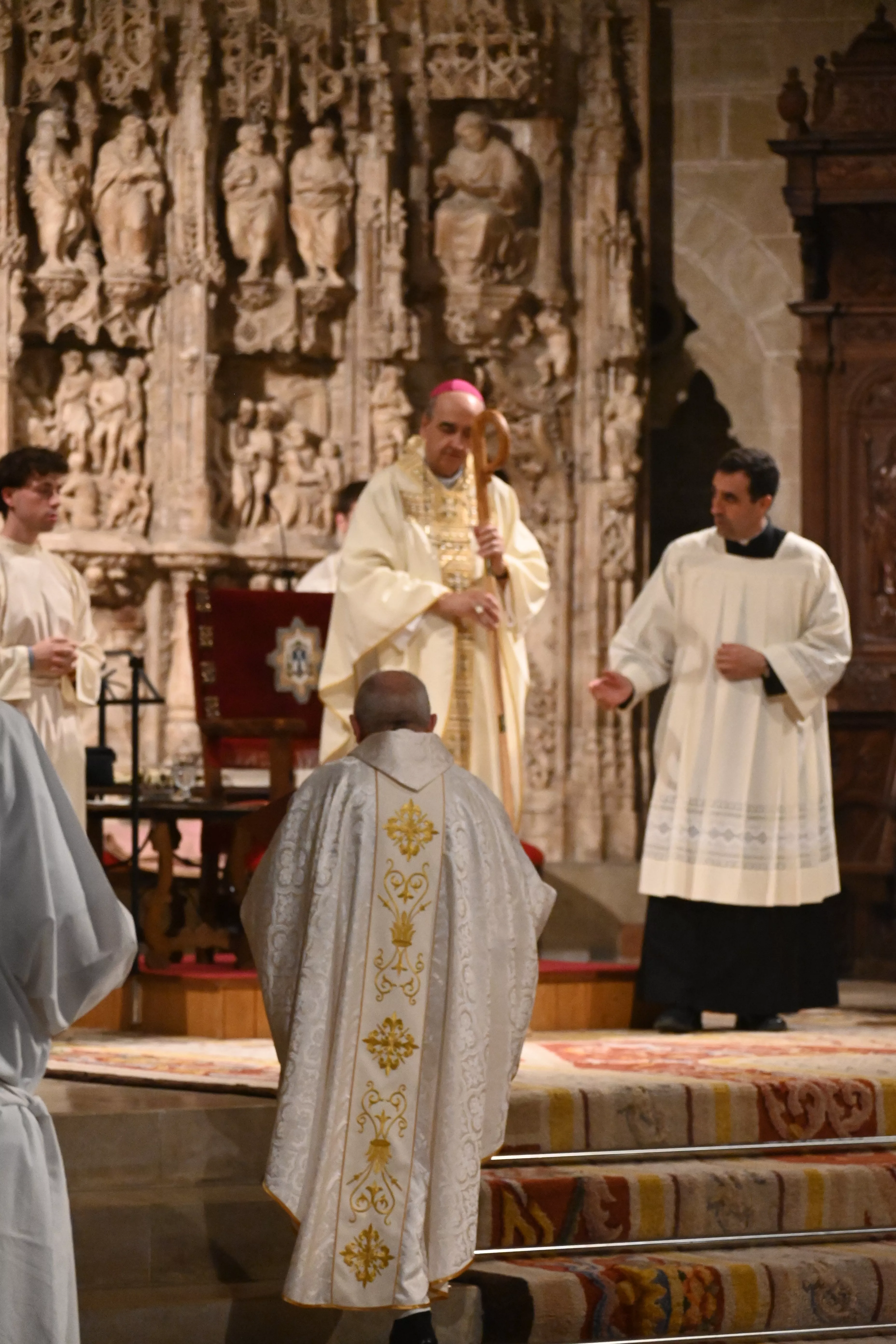 Corpus Christi en Huesca con el obispo Padre Pedro Aguado. Foto Carlos Jalle