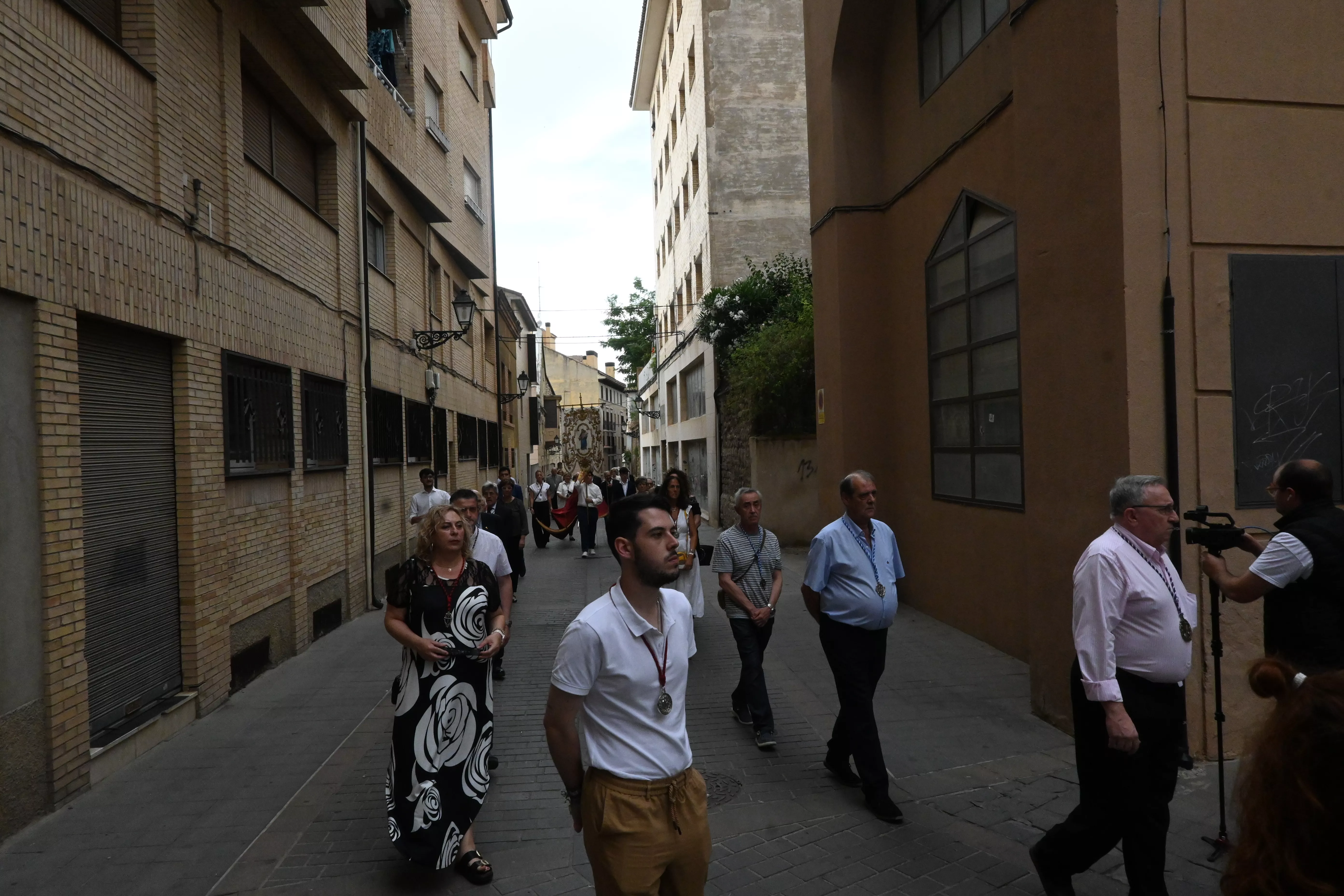Corpus Christi en Huesca con el obispo Padre Pedro Aguado. Foto Carlos Jalle