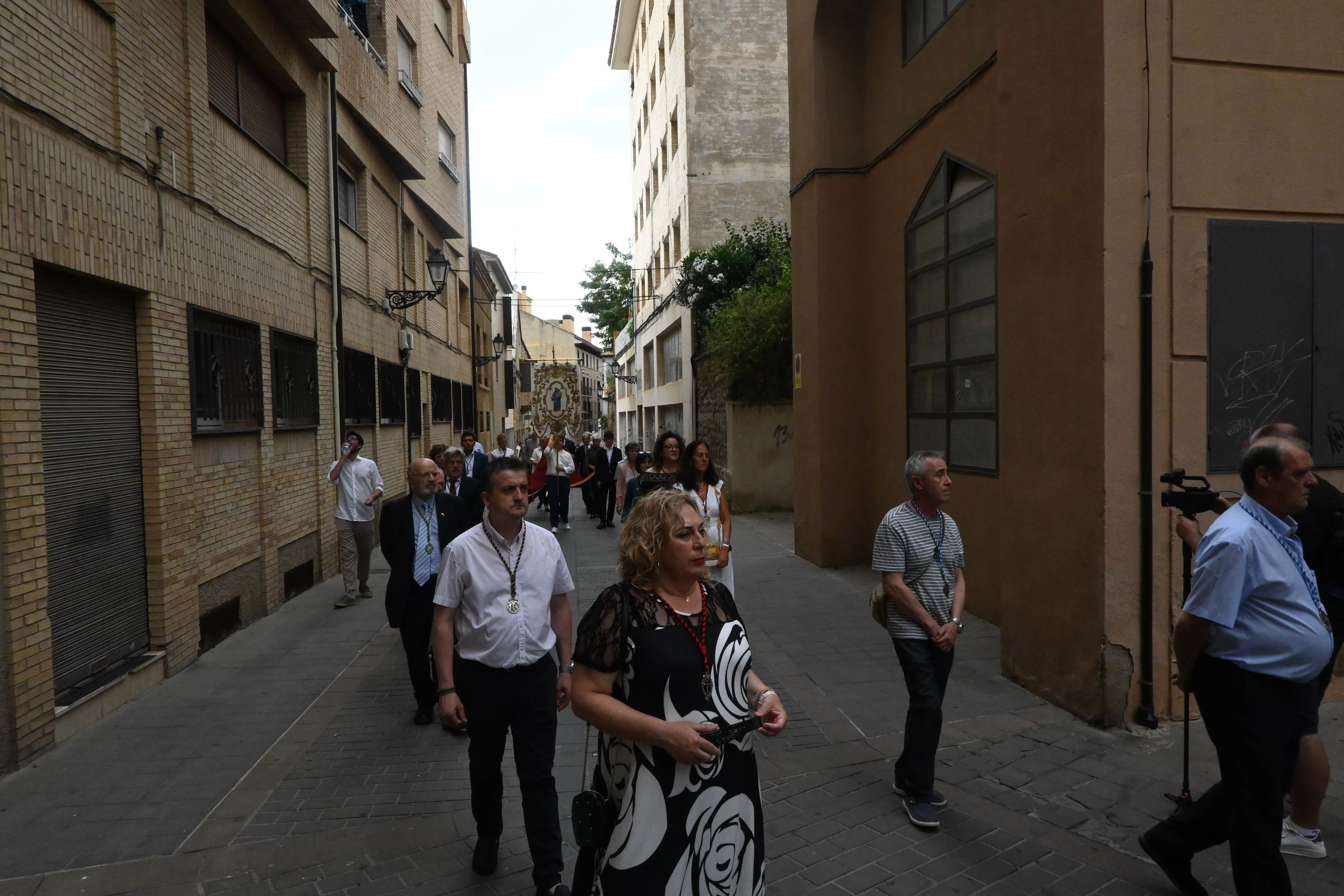 Corpus Christi en Huesca con el obispo Padre Pedro Aguado. Foto Carlos Jalle