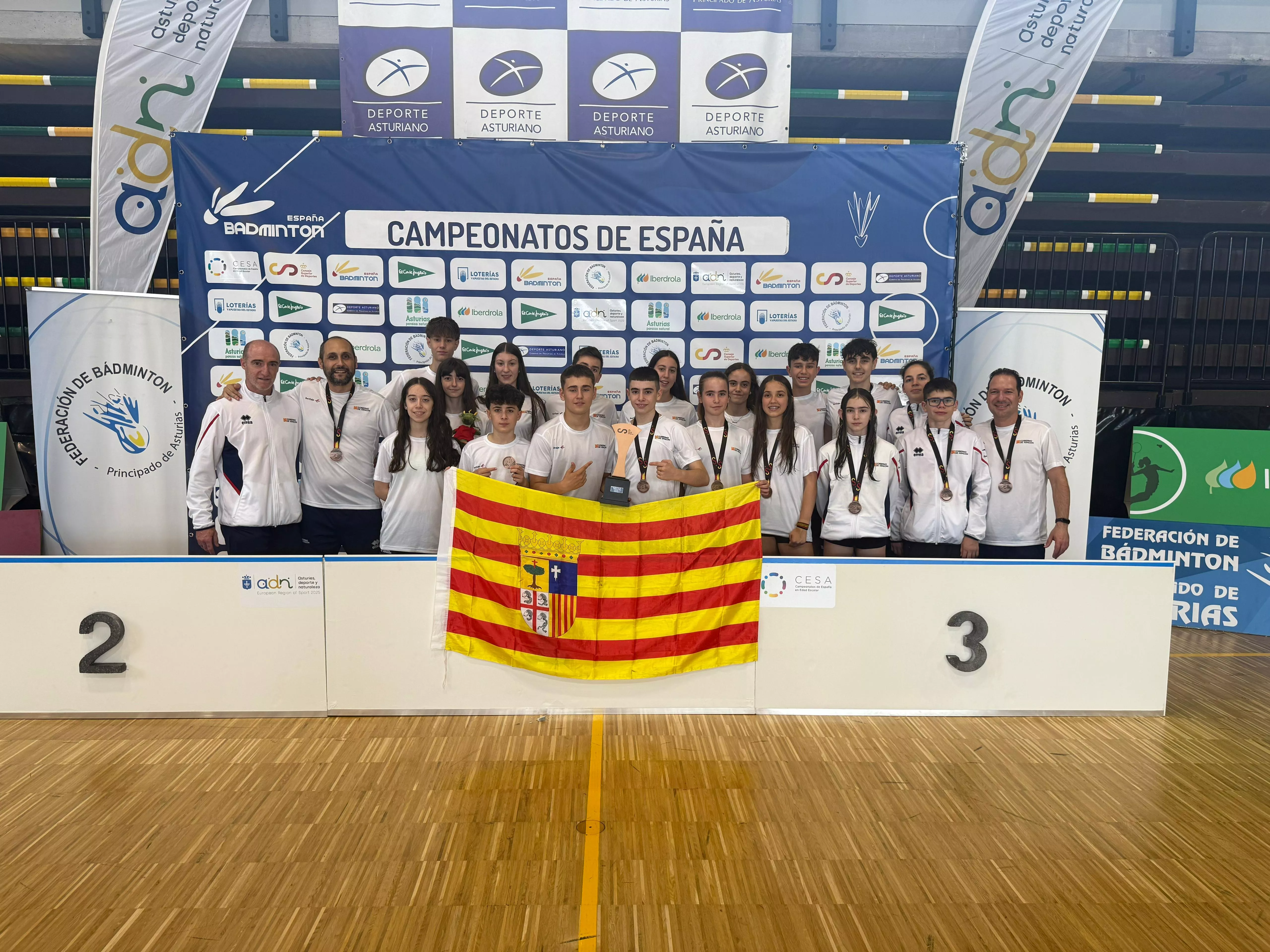 Selecciones aragonesas en el CESA, bronce infantil