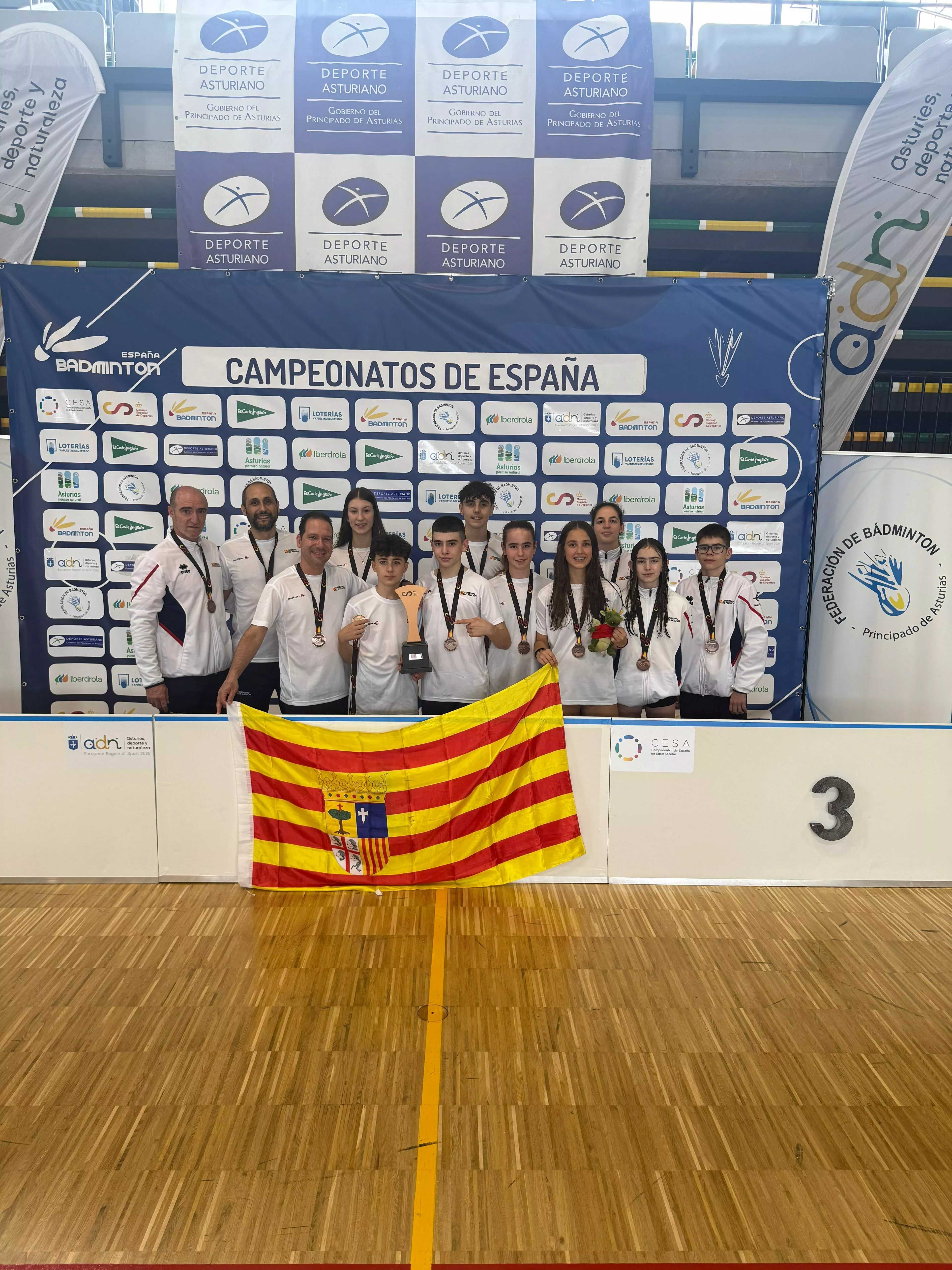 Selecciones aragonesas Sub-15 y Sub-17 en el CESA 2025