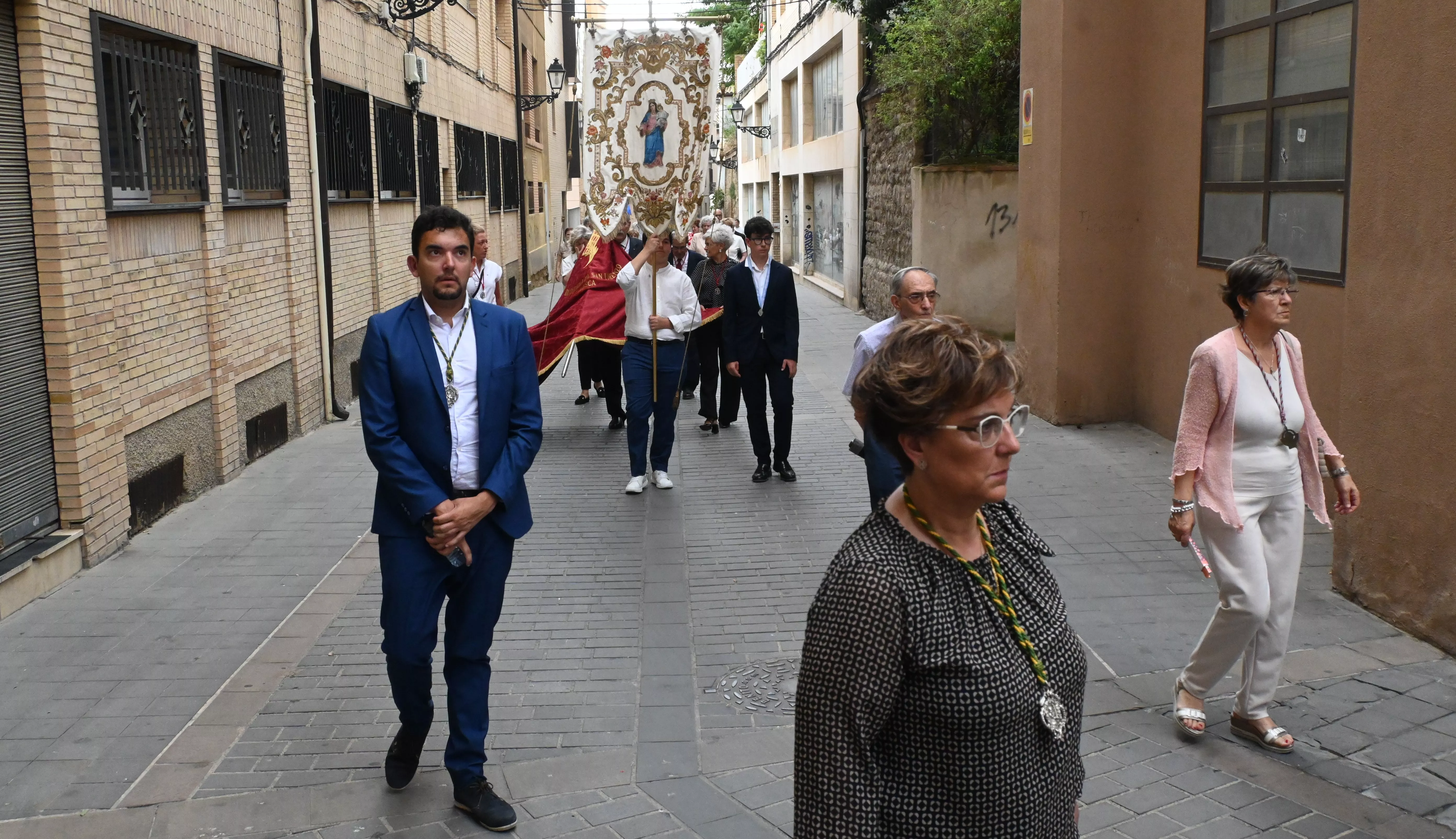 Corpus Christi en Huesca con el obispo Padre Pedro Aguado. Foto Carlos Jalle