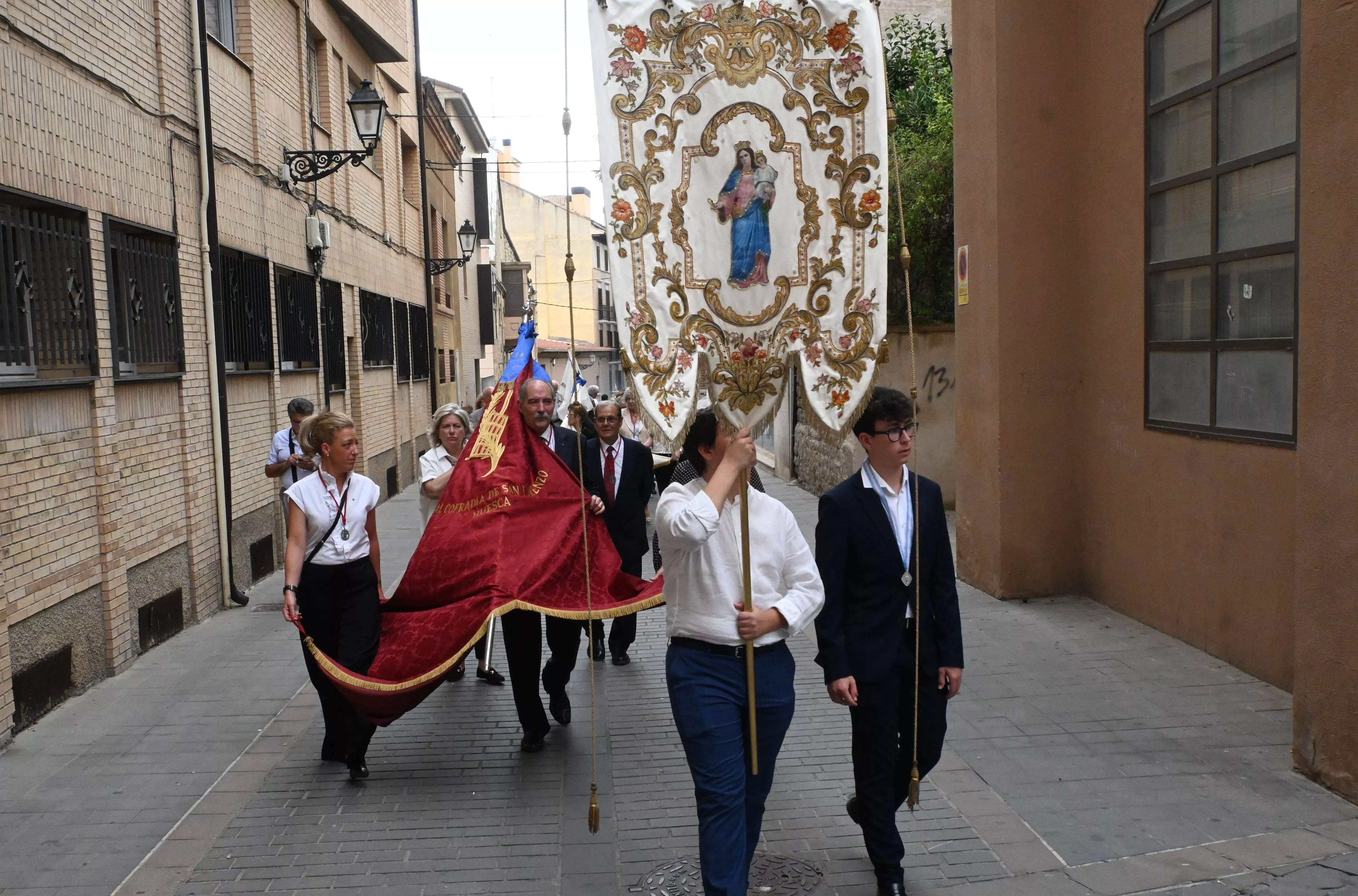 Corpus Christi en Huesca con el obispo Padre Pedro Aguado. Foto Carlos Jalle