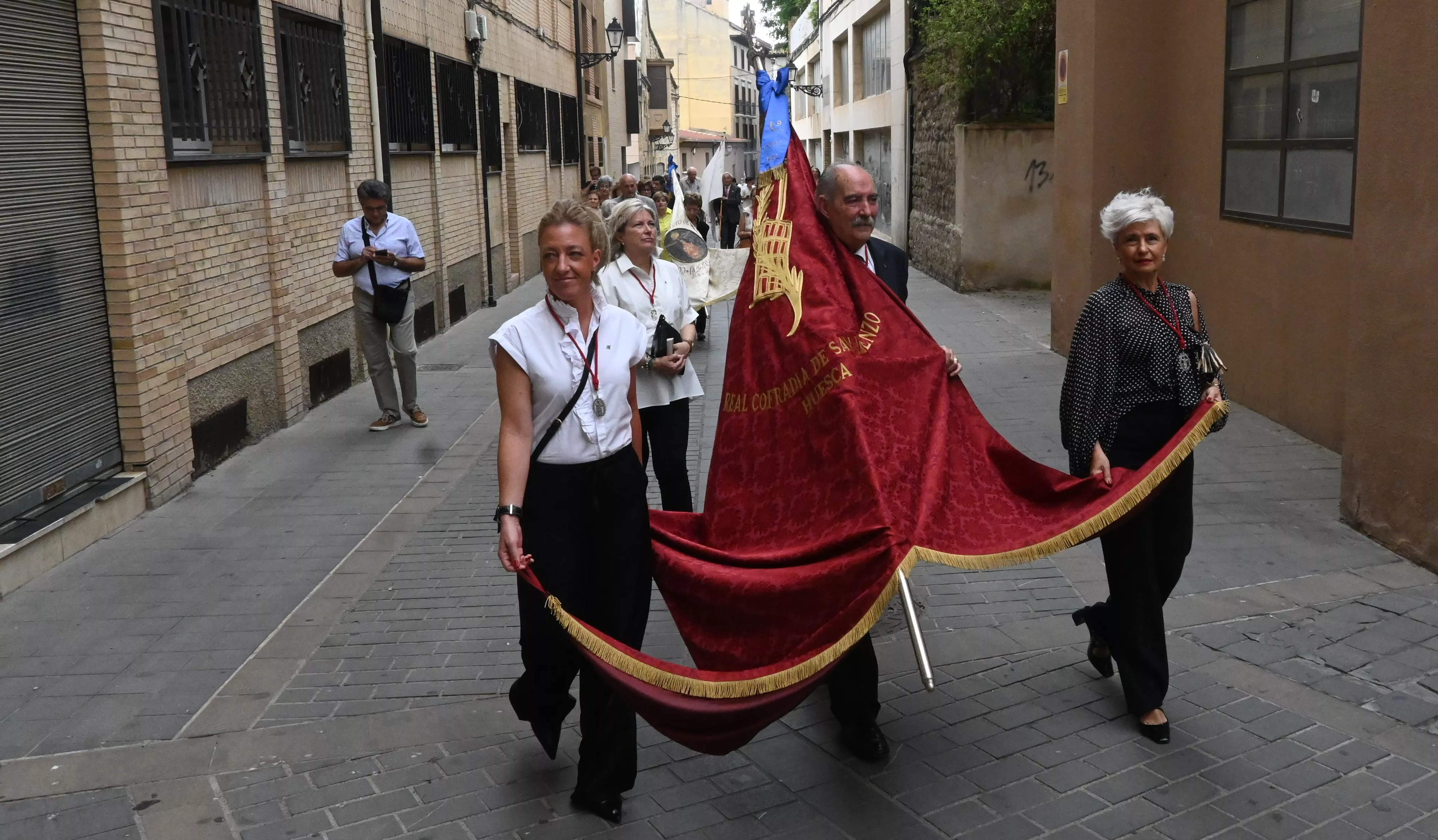 Corpus Christi en Huesca con el obispo Padre Pedro Aguado. Foto Carlos Jalle