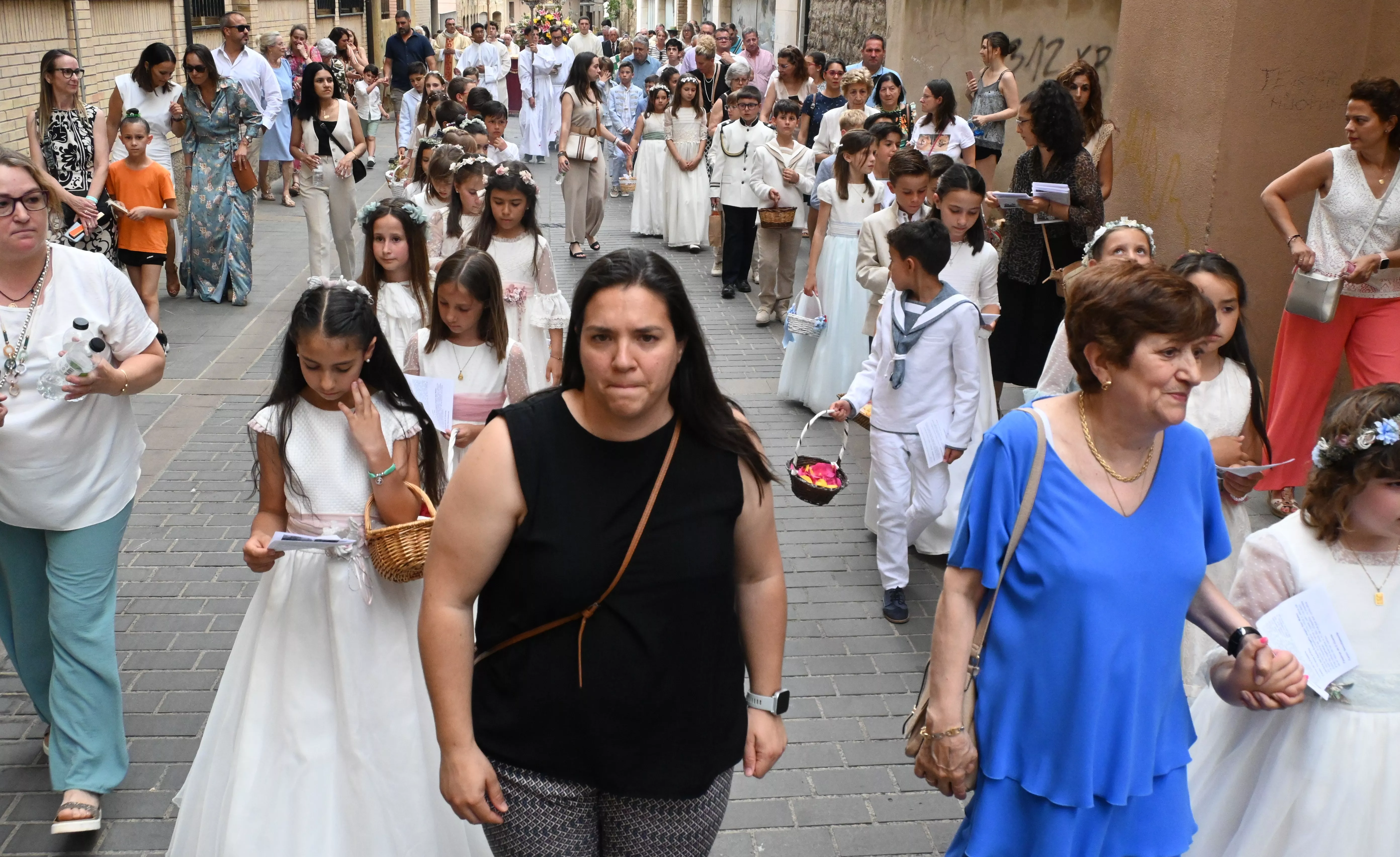 Corpus Christi en Huesca con el obispo Padre Pedro Aguado. Foto Carlos Jalle