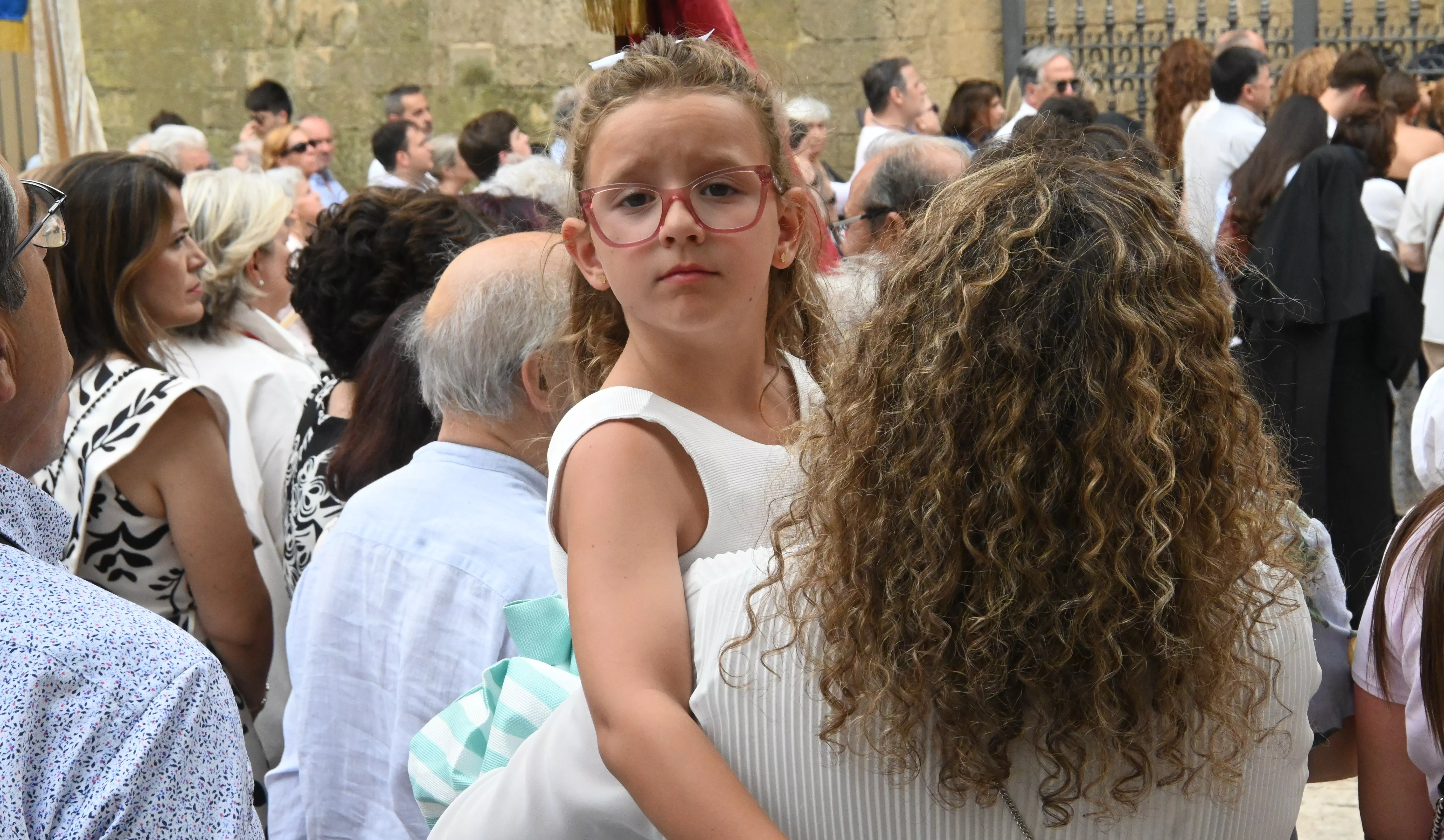 Corpus Christi en Huesca con el obispo Padre Pedro Aguado. Foto Carlos Jalle