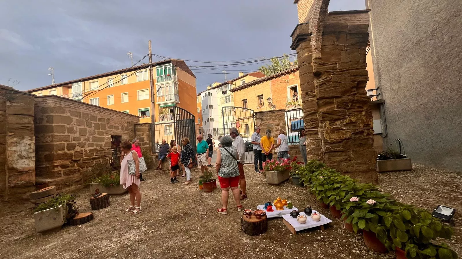 Exposición de Artesanos del Casco en la Malena de Huesca. Foto Mercedes Manterola