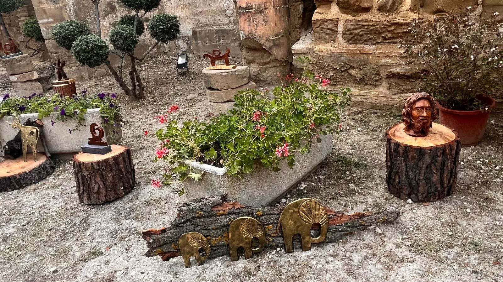 Exposición de Artesanos del Casco en la Malena de Huesca. Foto Mercedes Manterola