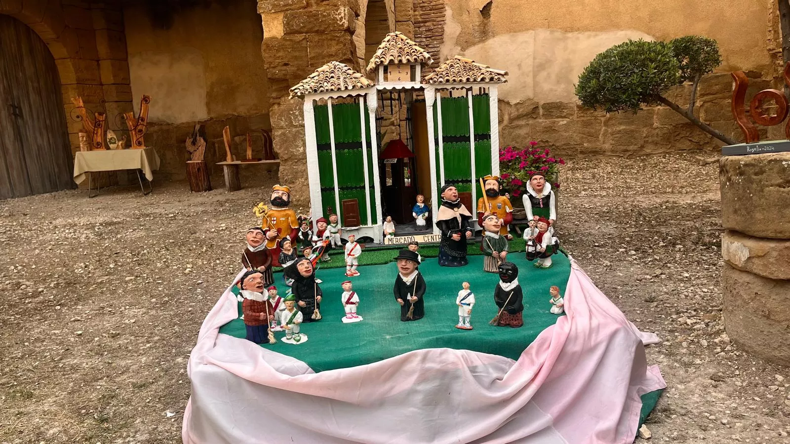 Exposición de Artesanos del Casco en la Malena de Huesca. Foto Mercedes Manterola