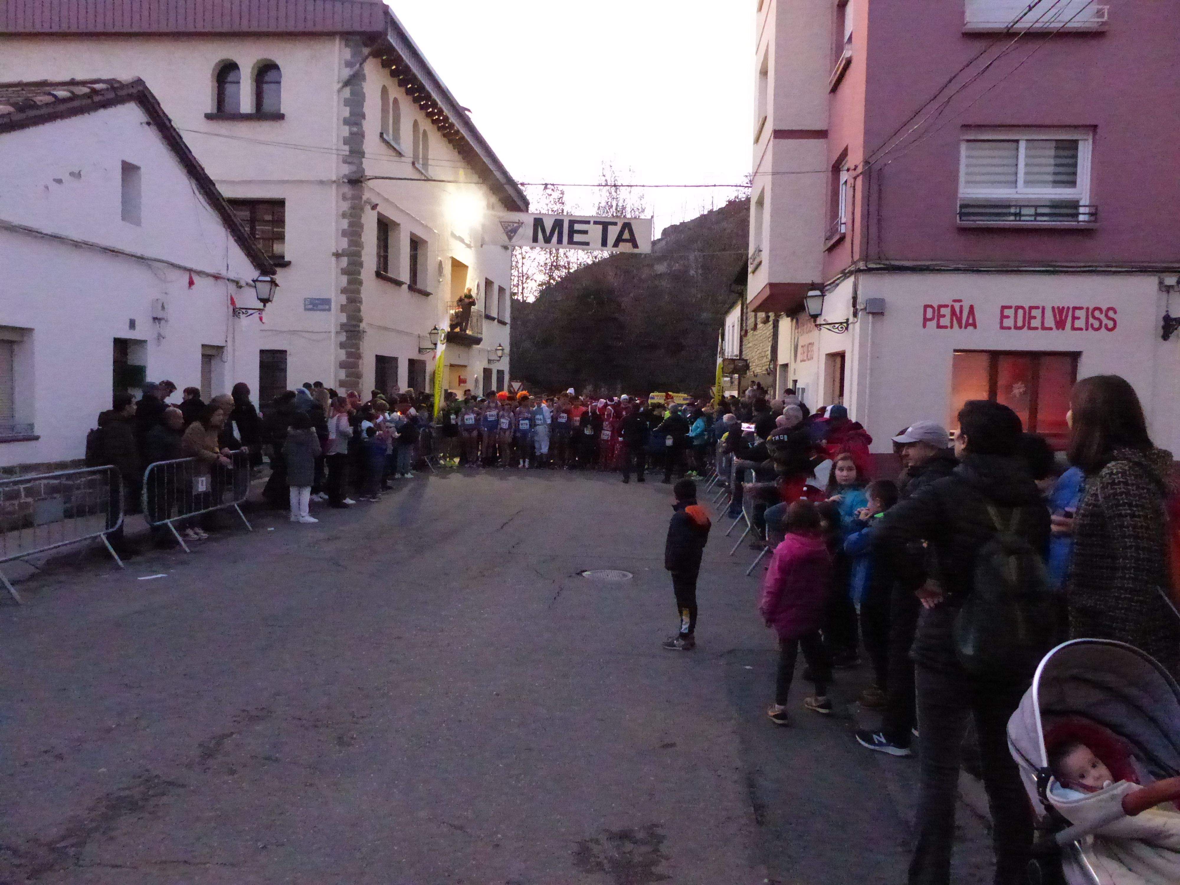 Salida Carrera popular´Foto Deporte Cantera Sabiñánigo