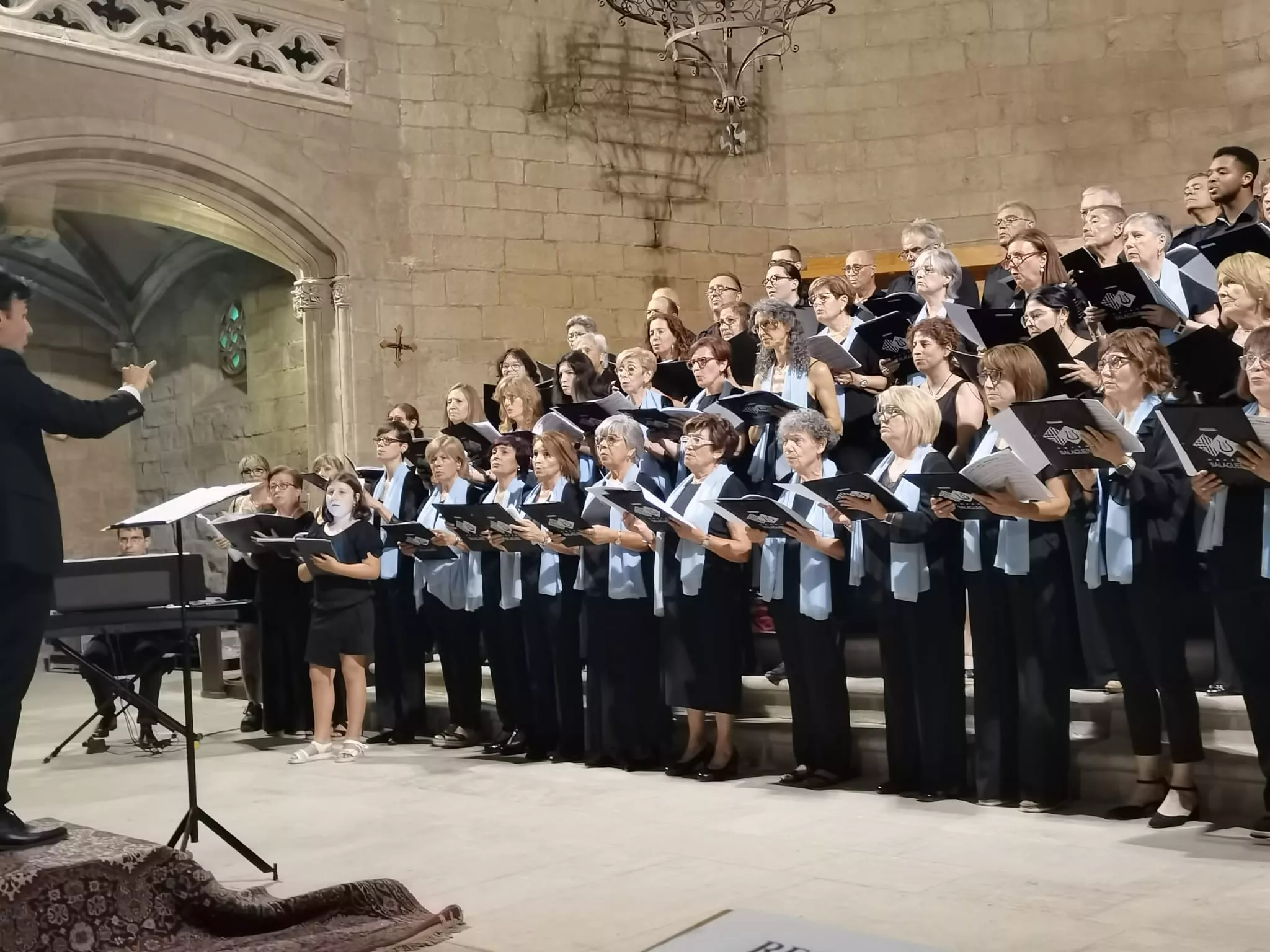 Concierto de la Coral de Binéfar y el Orfeó de Balaguer. Foto María Pau Huguet