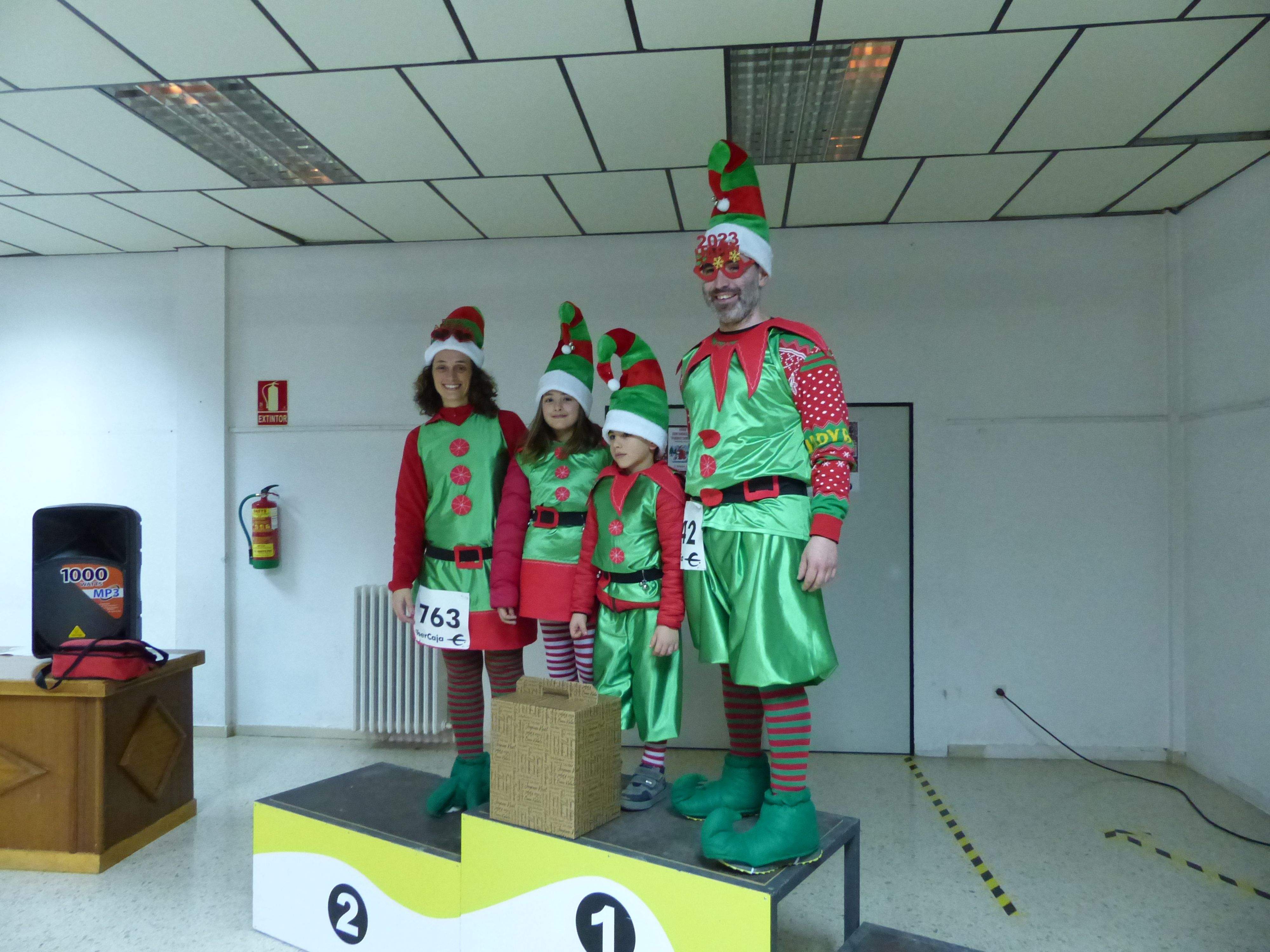 Segundo mejor disfraz. Foto Deporte Cantera Sabiñánigo