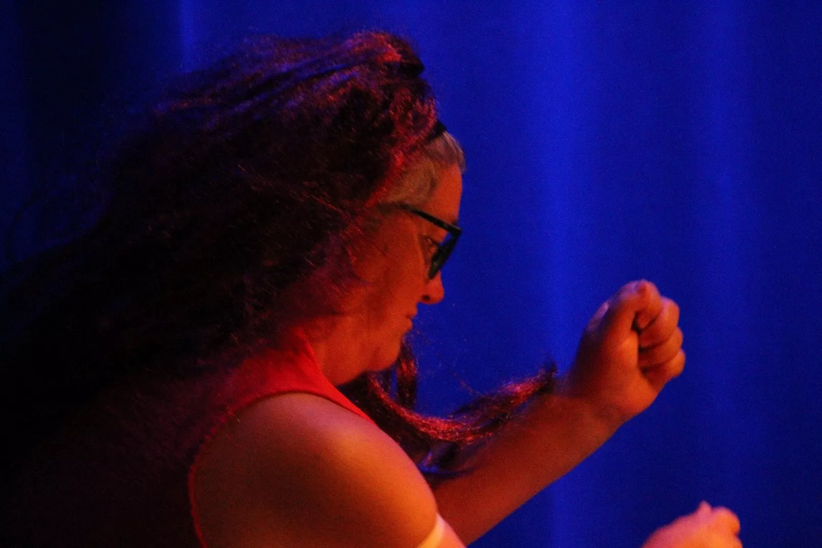 Grupo de Valentia en la Muestra Joven de Teatro y Danza. Foto Carlos Neofato