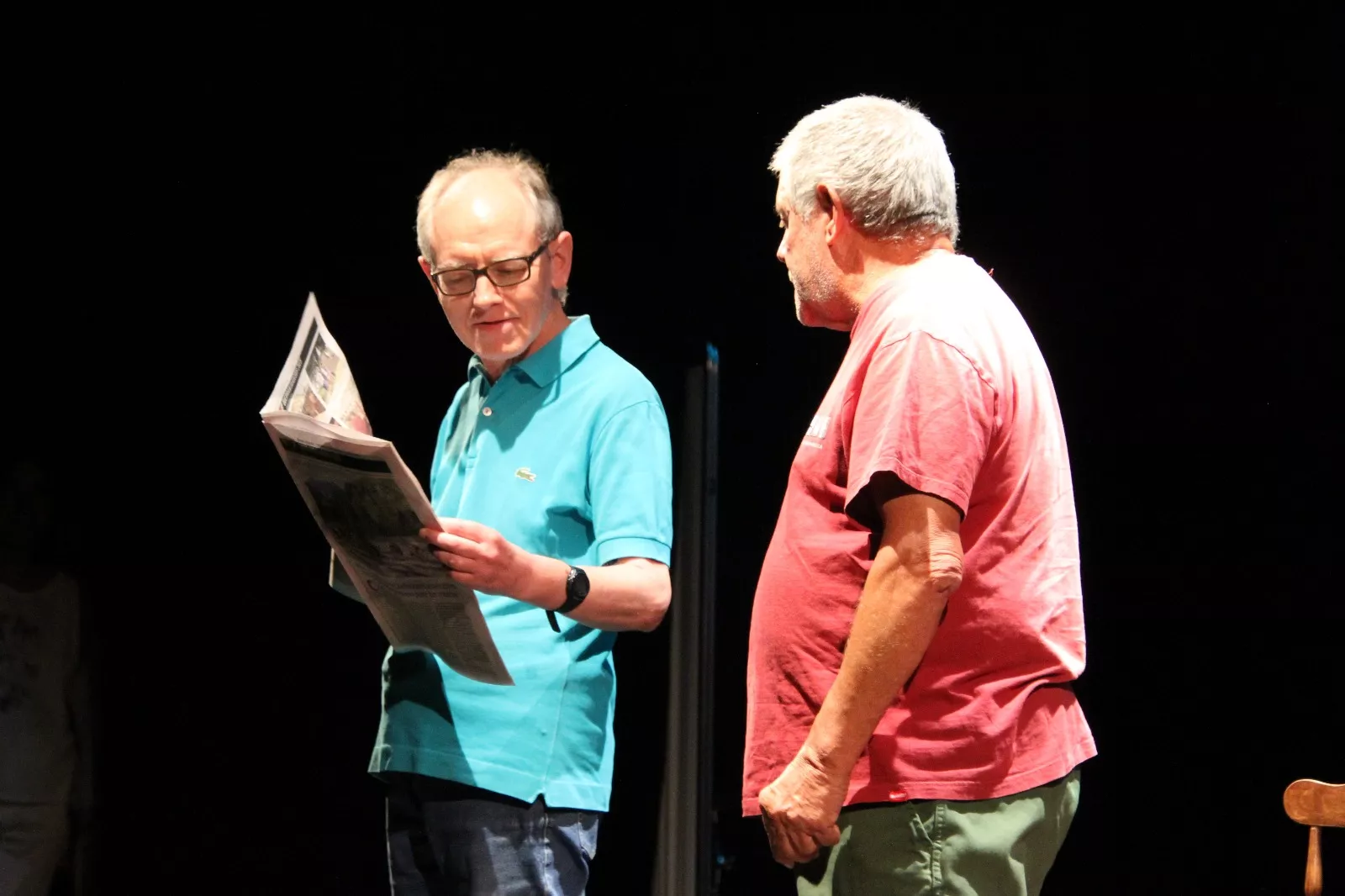 Grupo de Valentia en la Muestra Joven de Teatro y Danza. Foto Carlos Neofato