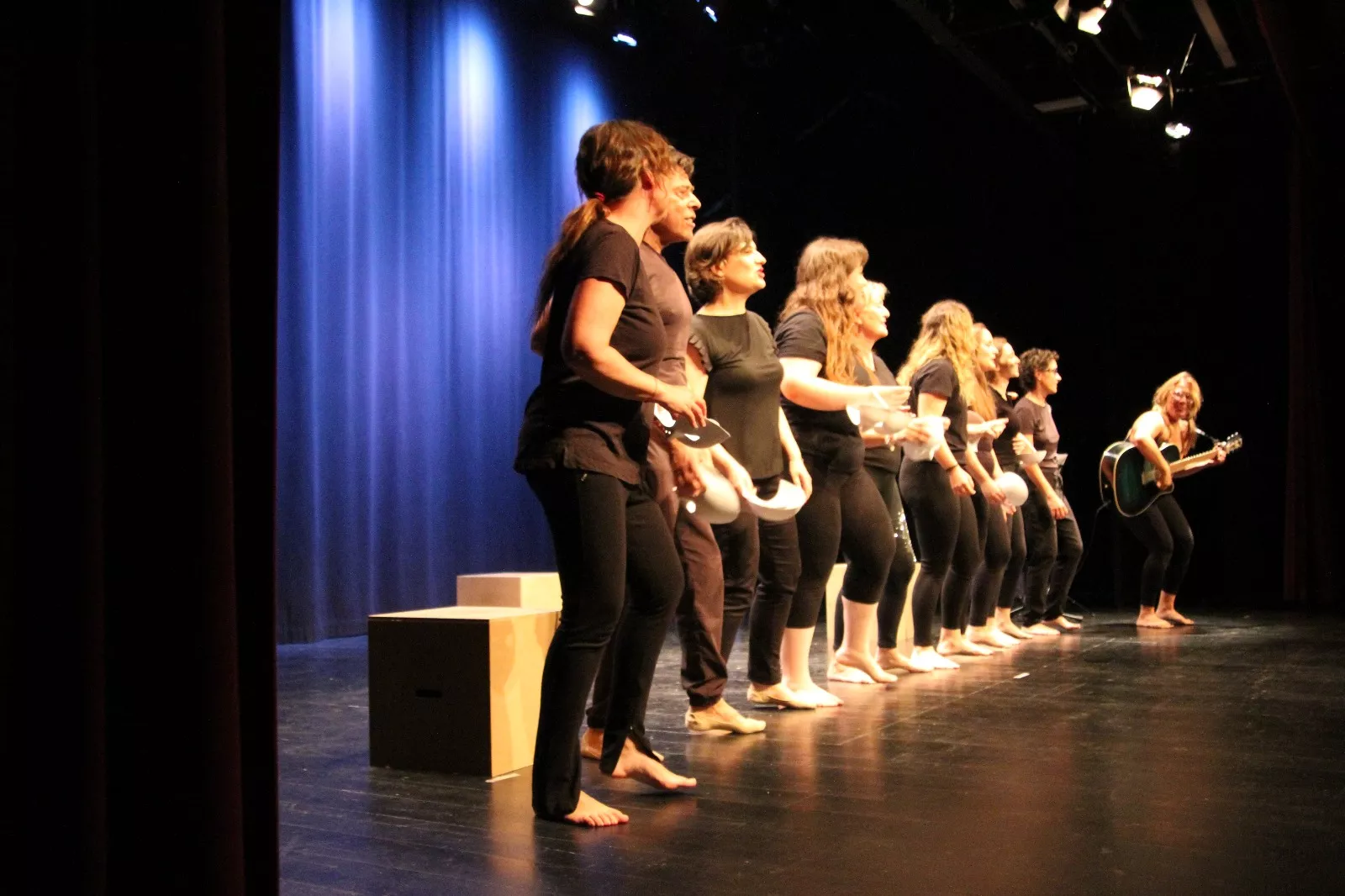Imágenes de Infinito Teatro en la Muestra Joven de Huesca 2025. Foto Carlos Neofato
