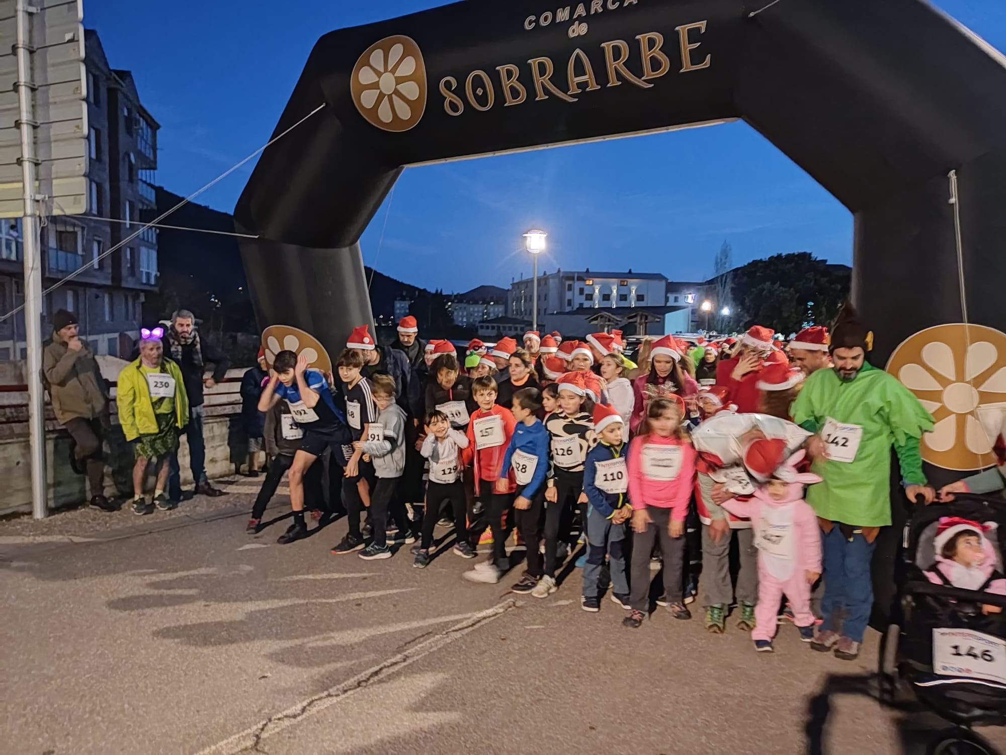 San Silvestre Sobarbense en Boltaña hace dos años.
