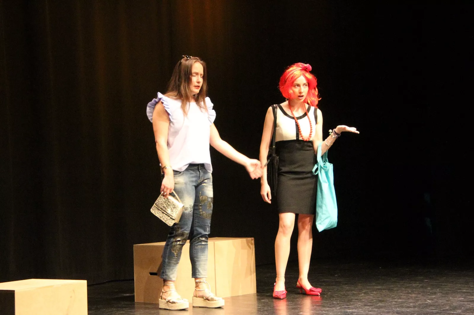 Imágenes de Infinito Teatro en la Muestra Joven de Huesca 2025. Foto Carlos Neofato