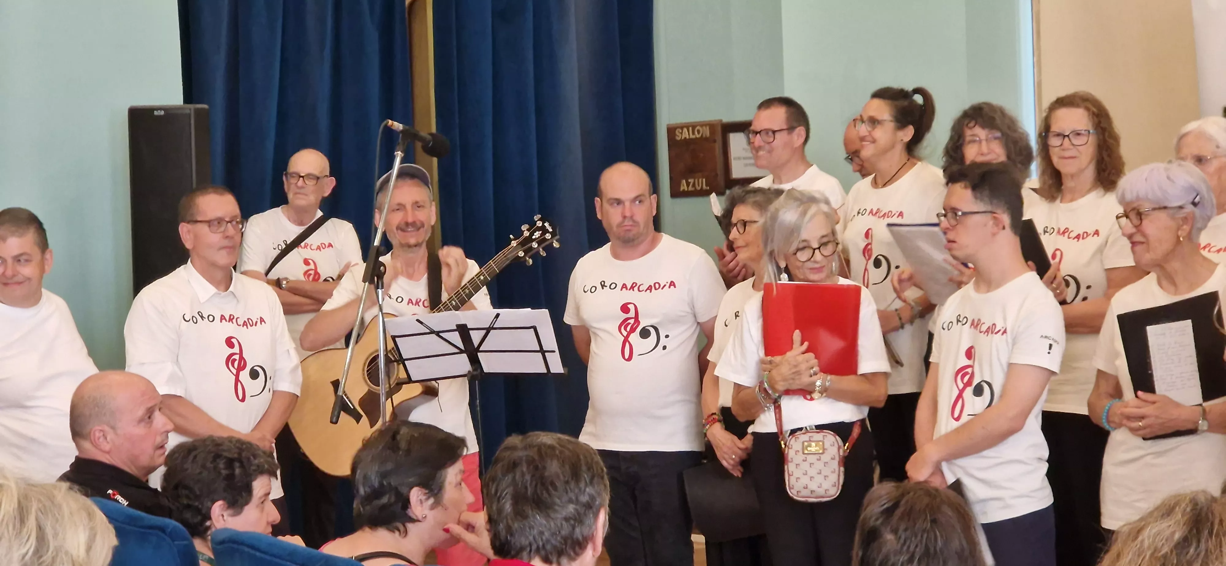 Actuación de Arcadia en el Salón Azul del Casino. Foto Myriam Martínez