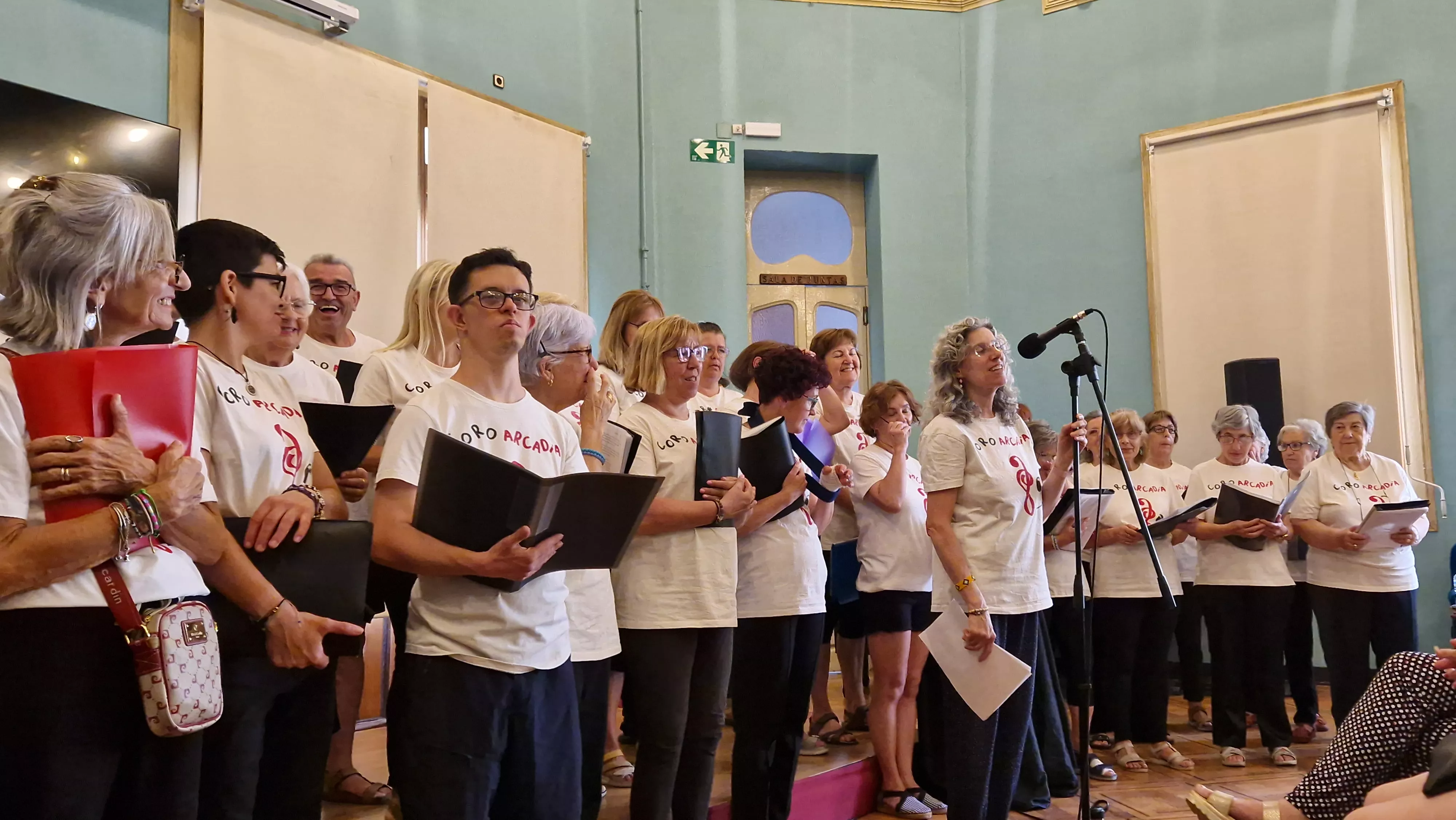 Actuación de Arcadia en el Salón Azul del Casino. Foto Myriam Martínez