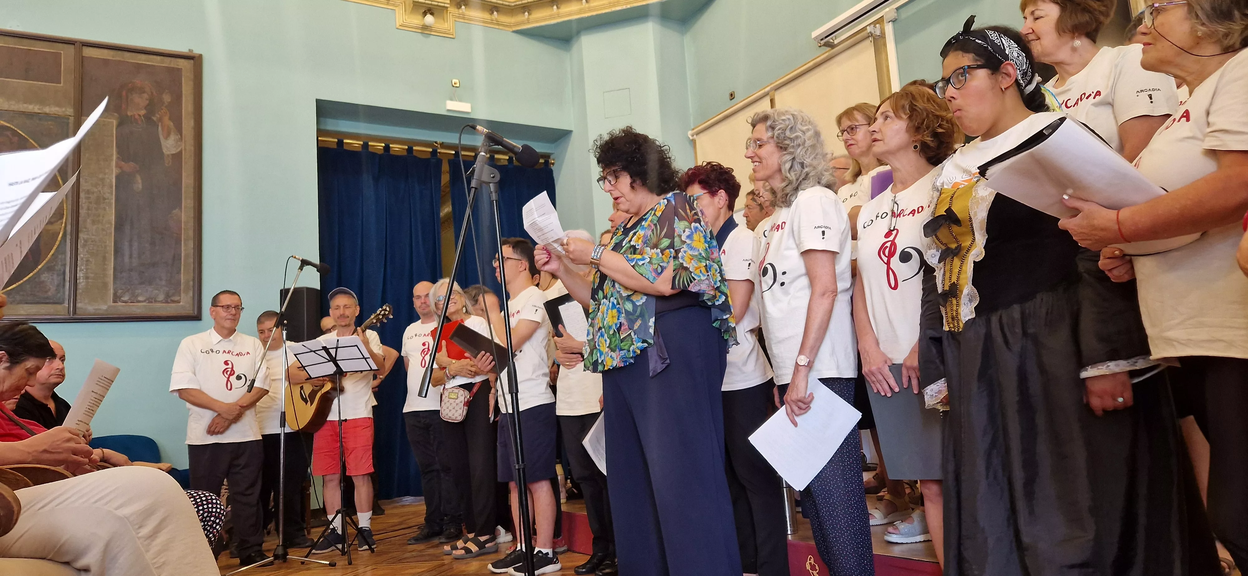Actuación de Arcadia en el Salón Azul del Casino. Foto Myriam Martínez