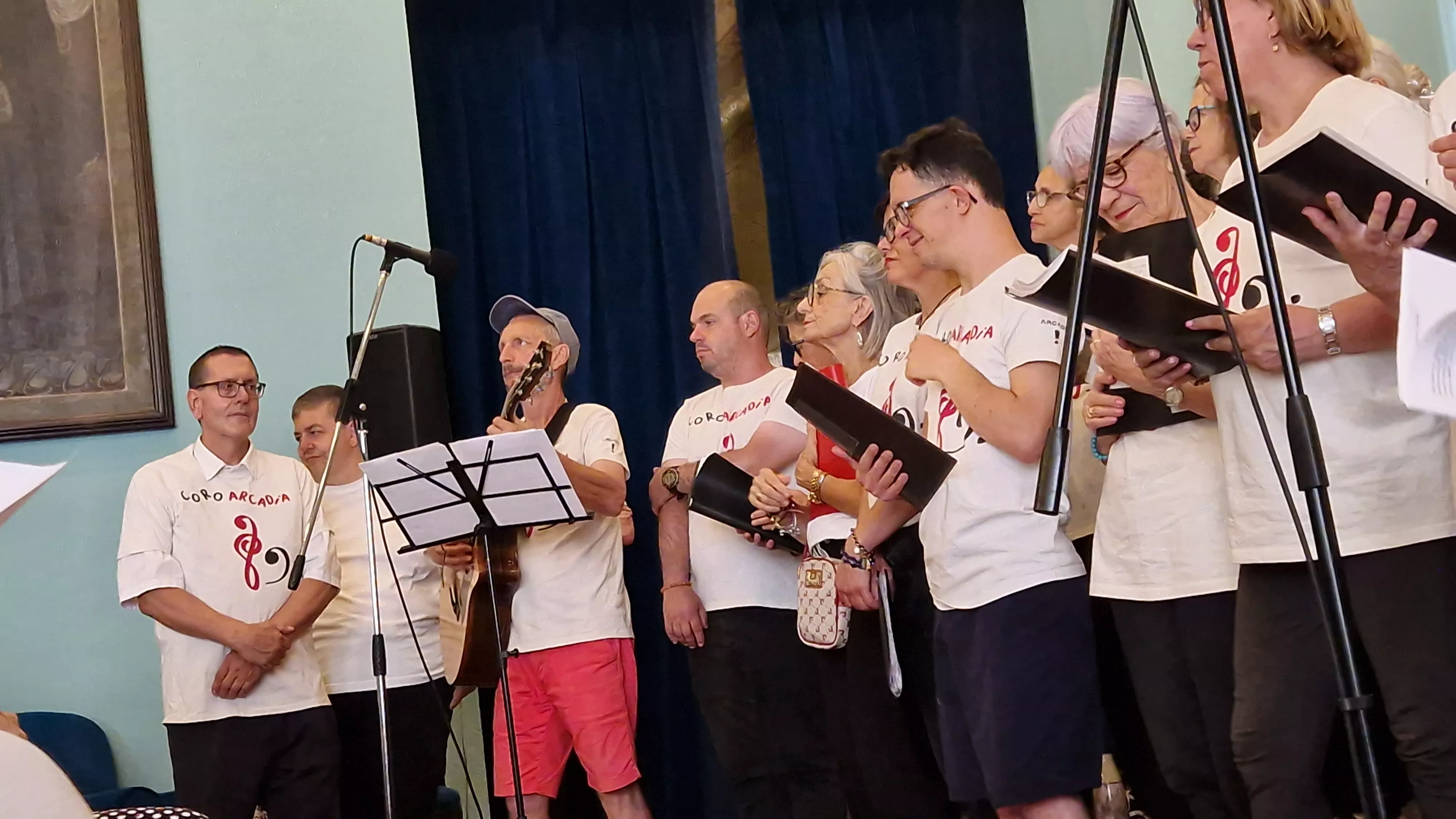 Actuación de Arcadia en el Salón Azul del Casino. Foto Myriam Martínez