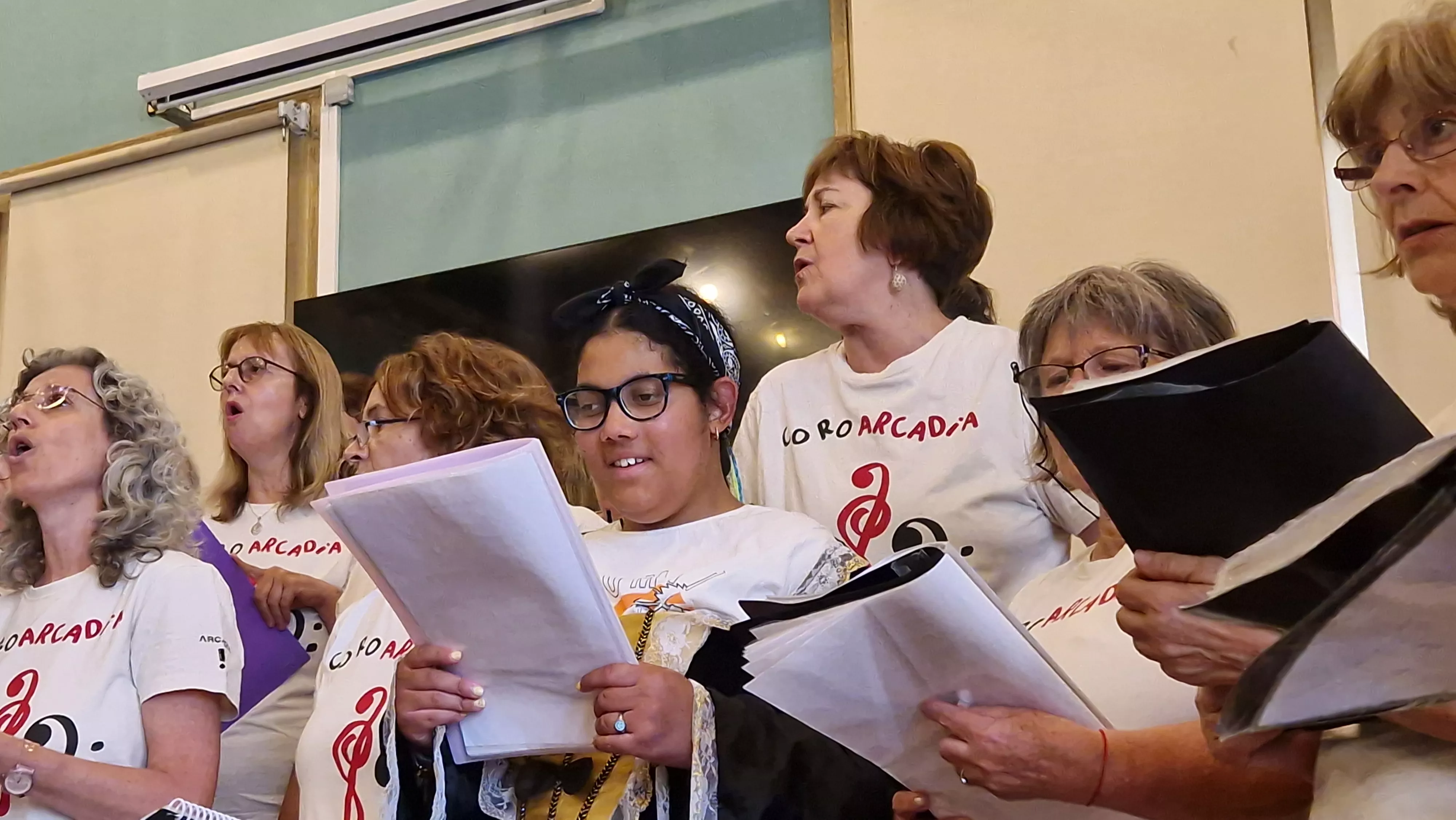 Actuación de Arcadia en el Salón Azul del Casino. Foto Myriam Martínez