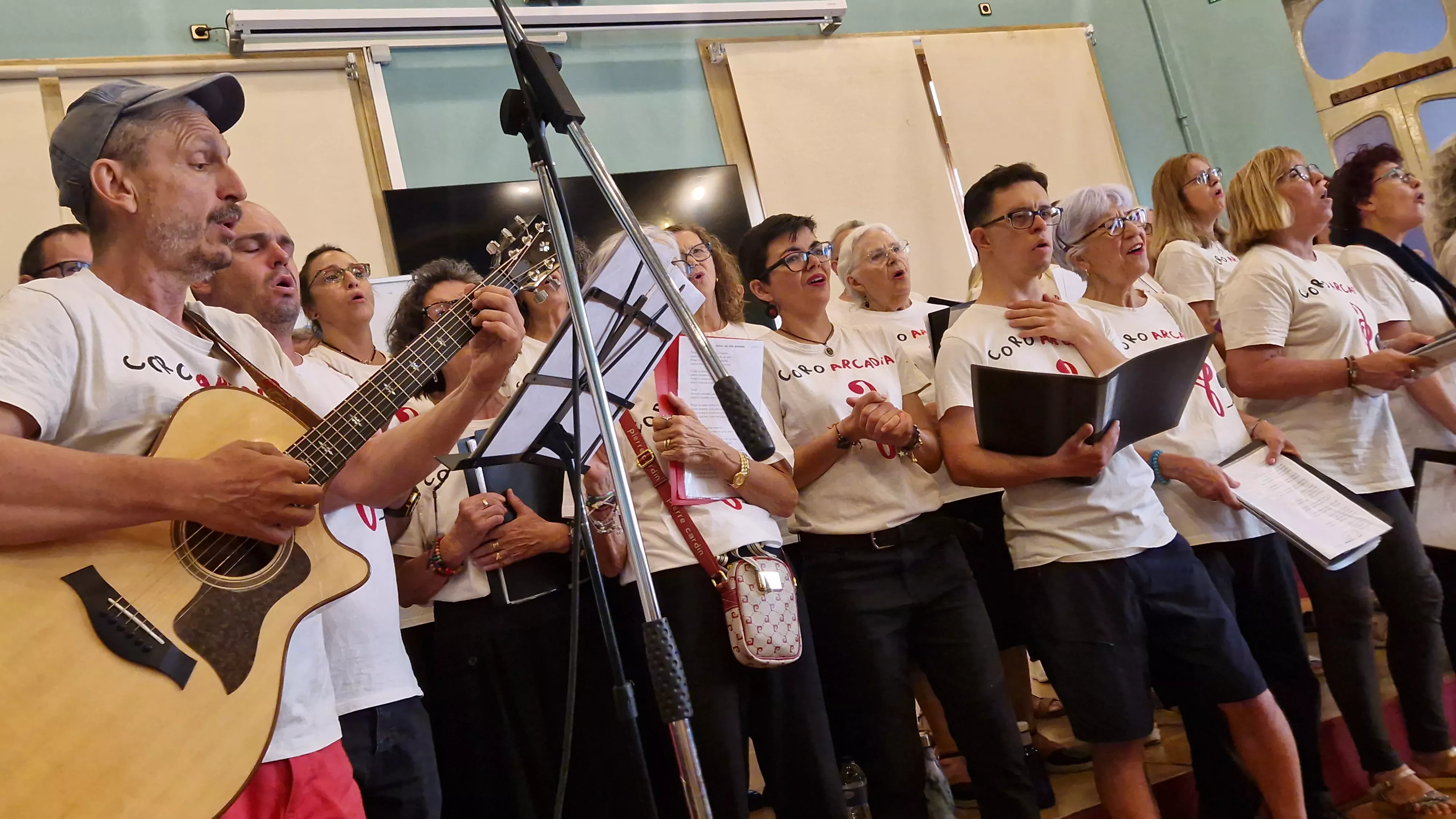 Actuación de Arcadia en el Salón Azul del Casino. Foto Myriam Martínez