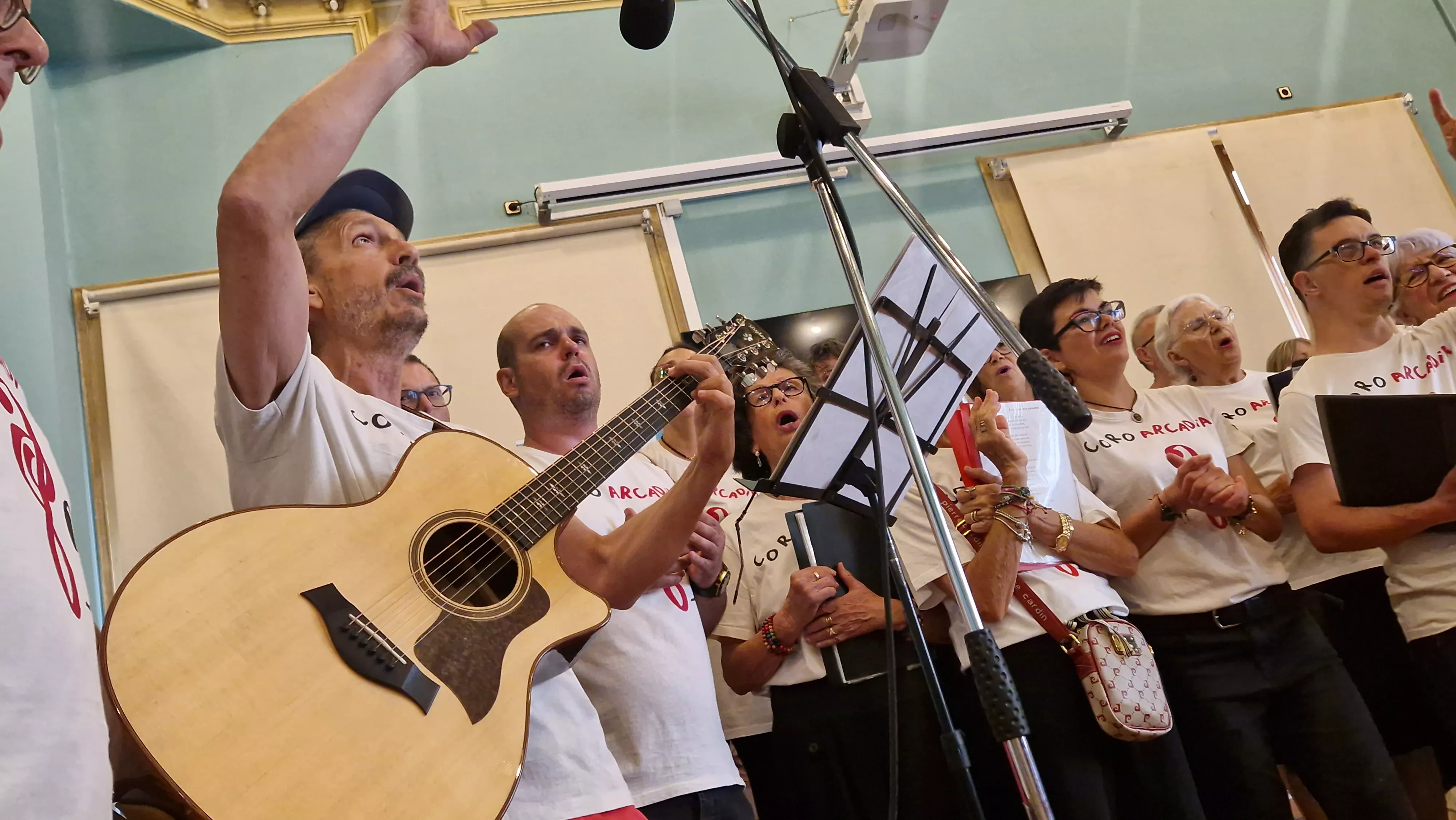 Actuación de Arcadia en el Salón Azul del Casino. Foto Myriam Martínez