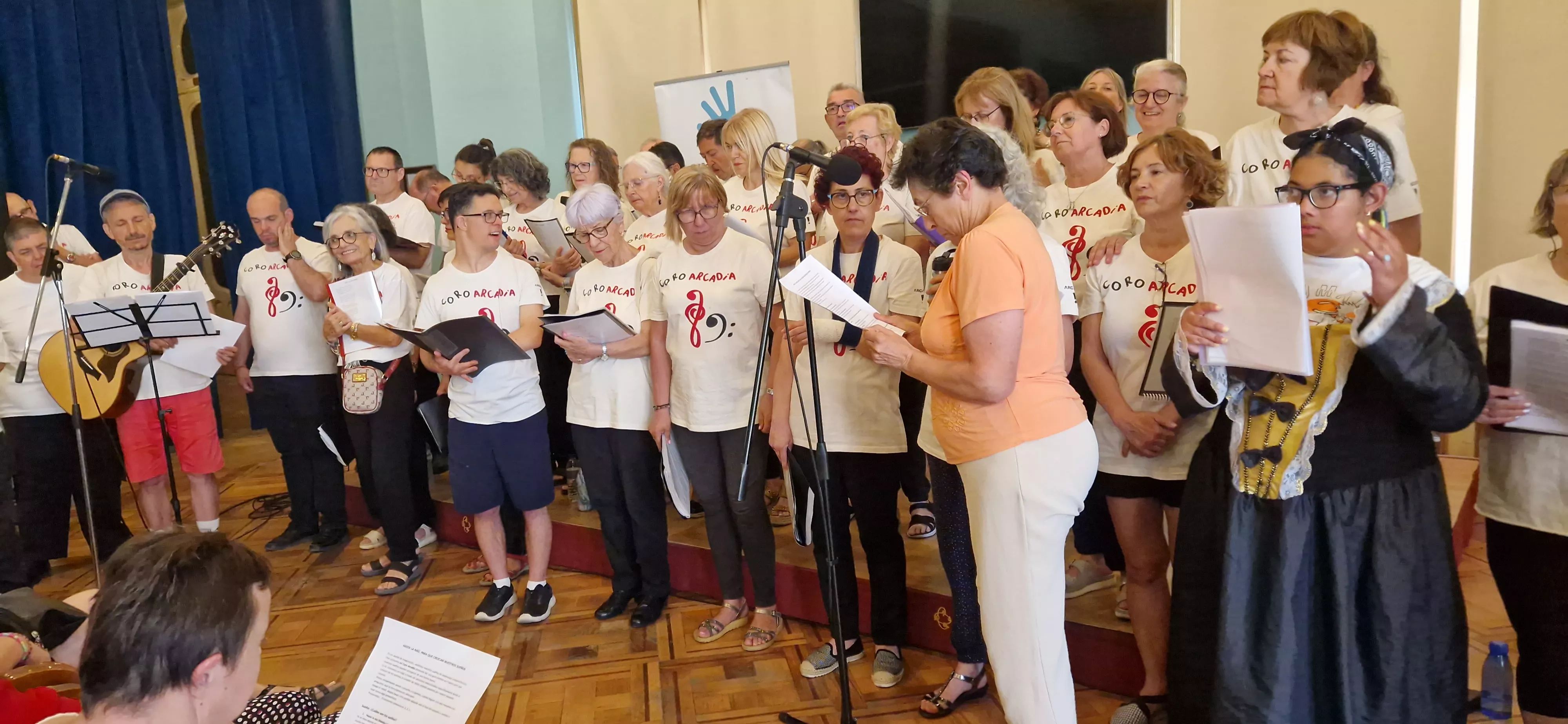 Actuación de Arcadia en el Salón Azul del Casino. Foto Myriam Martínez