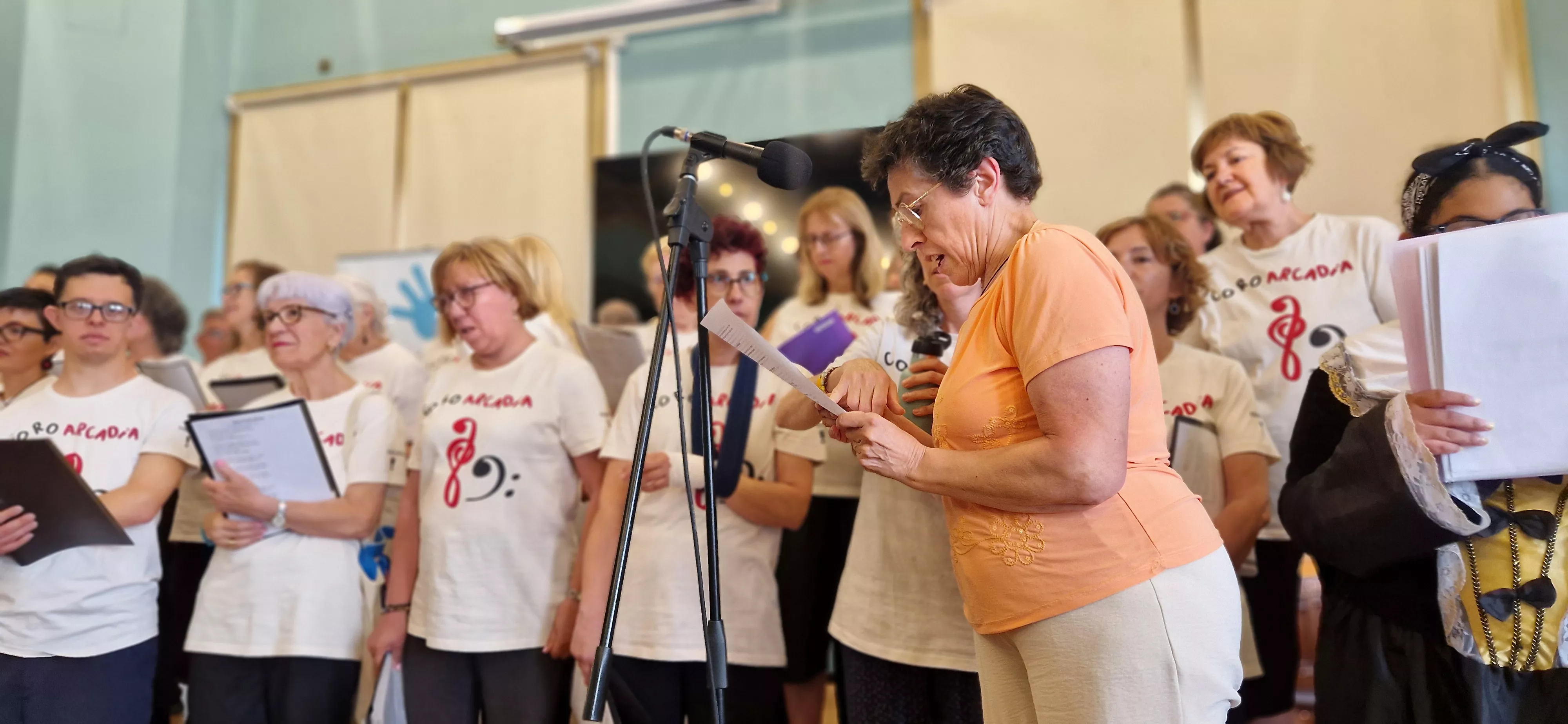 Actuación de Arcadia en el Salón Azul del Casino. Foto Myriam Martínez