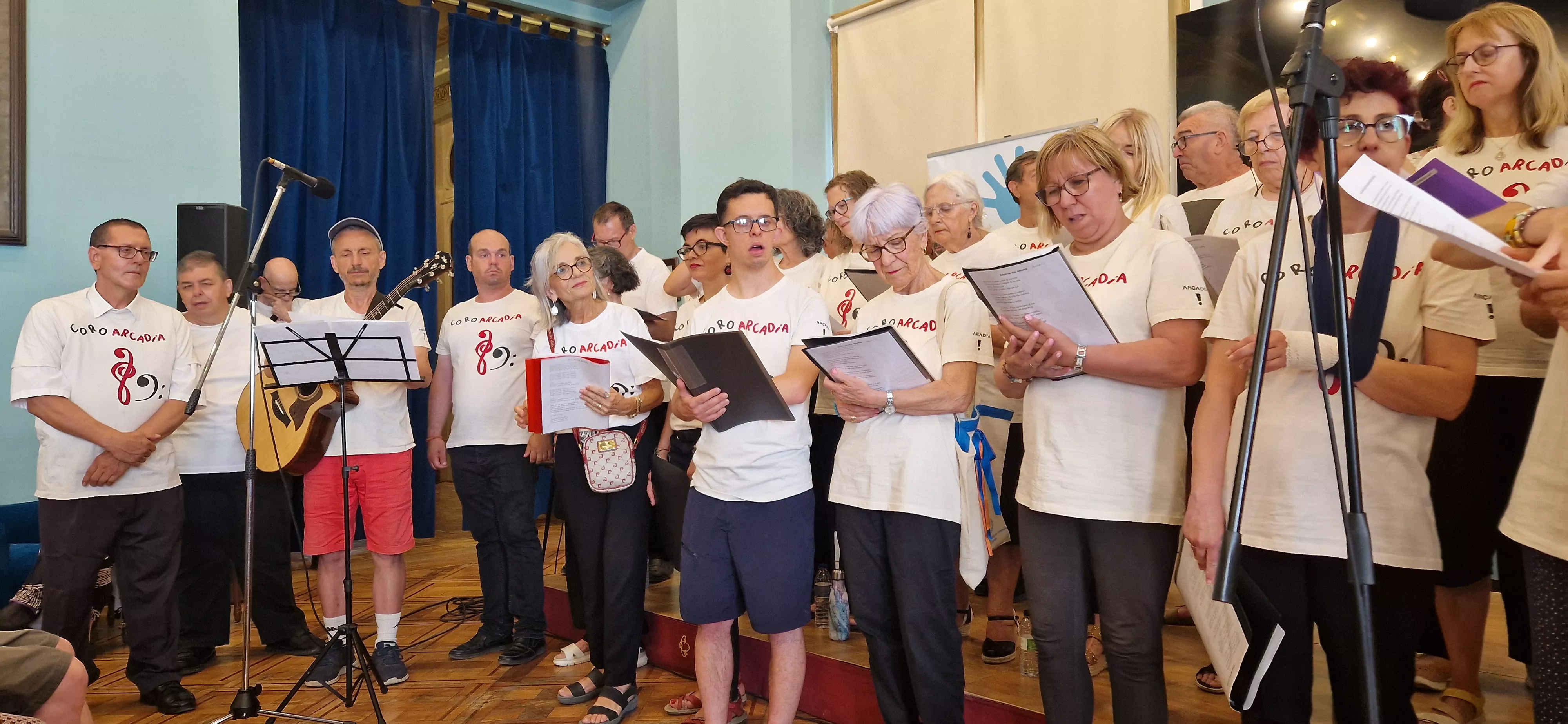 Actuación de Arcadia en el Salón Azul del Casino. Foto Myriam Martínez