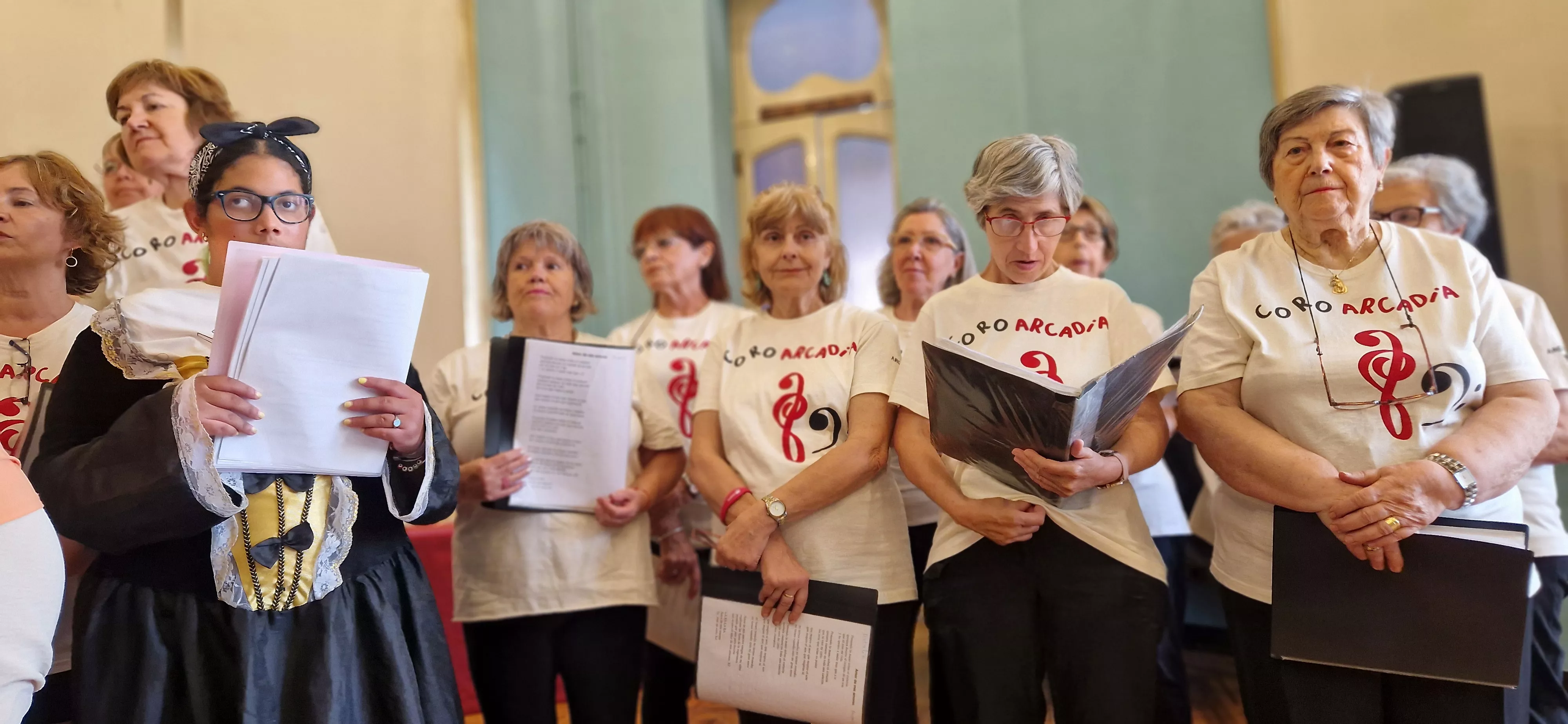 Actuación de Arcadia en el Salón Azul del Casino. Foto Myriam Martínez